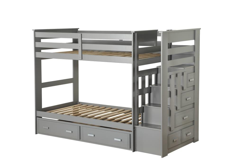 Acme Furniture Allentown Gray Twin Over, Acme Furniture Bunk Bed Assembly Instructions