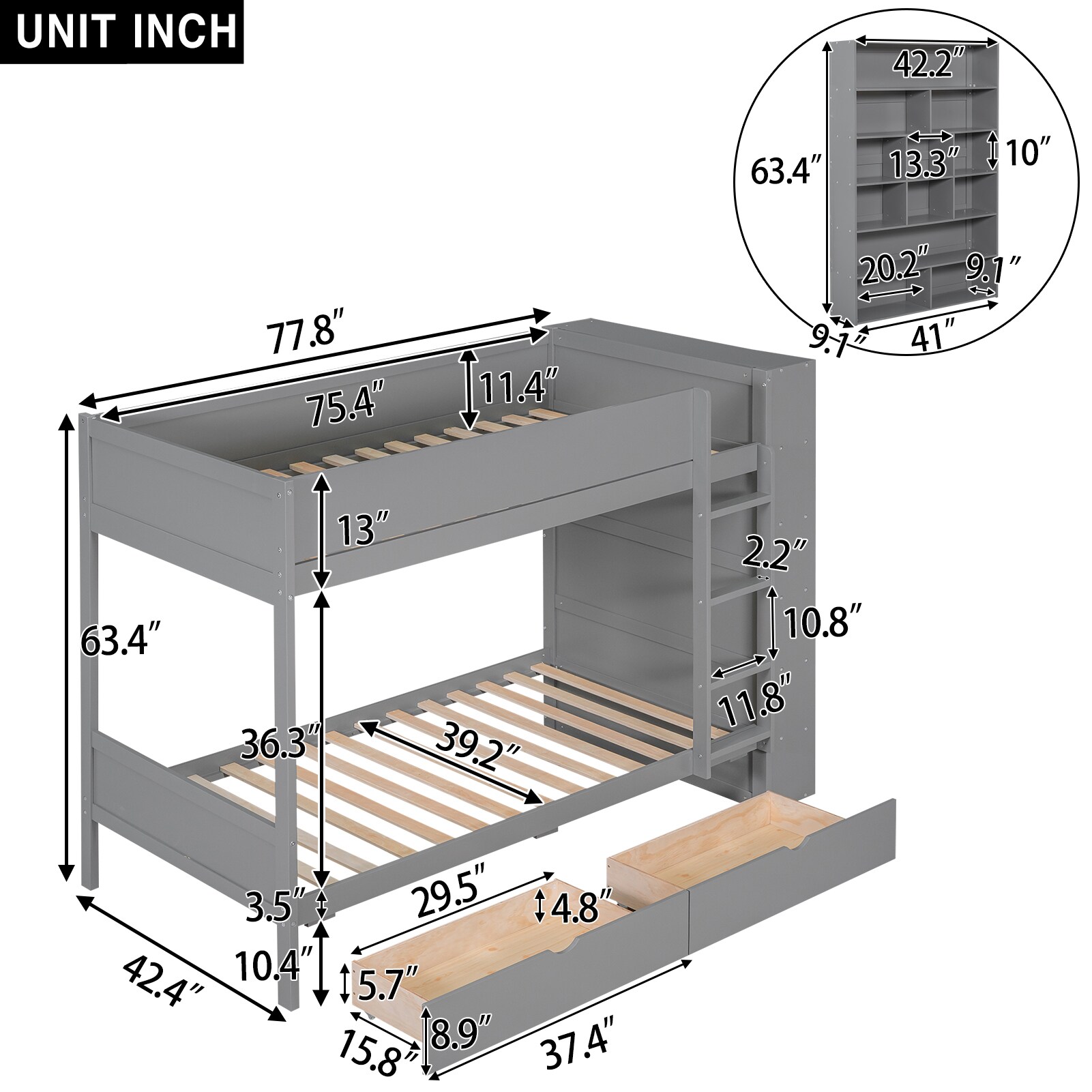 ModernLuxe LT000768AAE Bunk-Beds - View #5