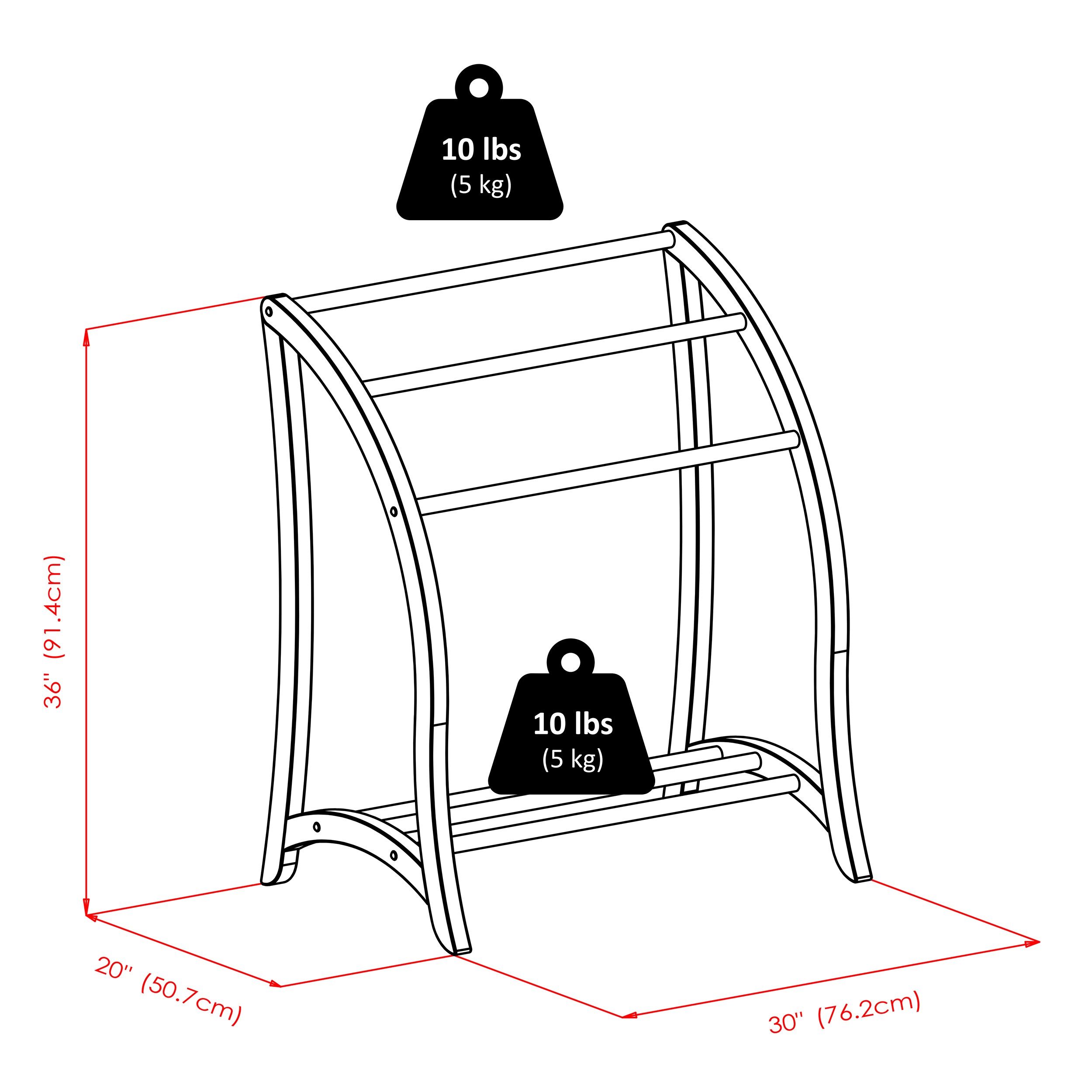 Winsome Wood 94036 Quilt-Racks - View #8