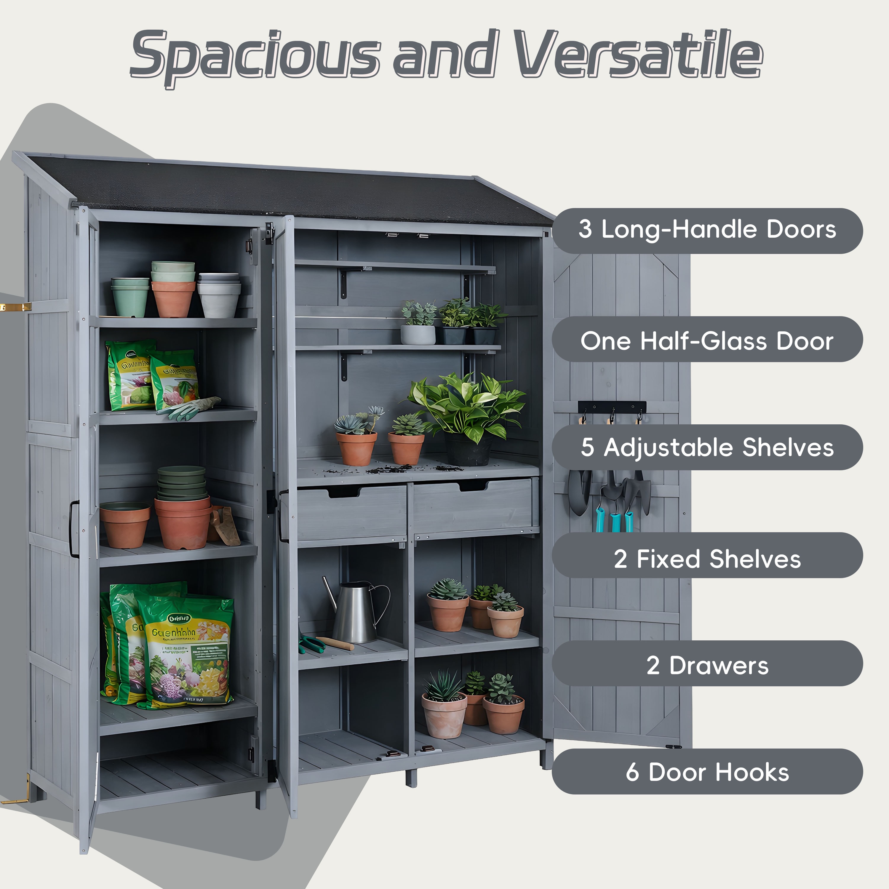 ModernLuxe L3P-SP100037AAE Wood-Storage-Buildings - View #4