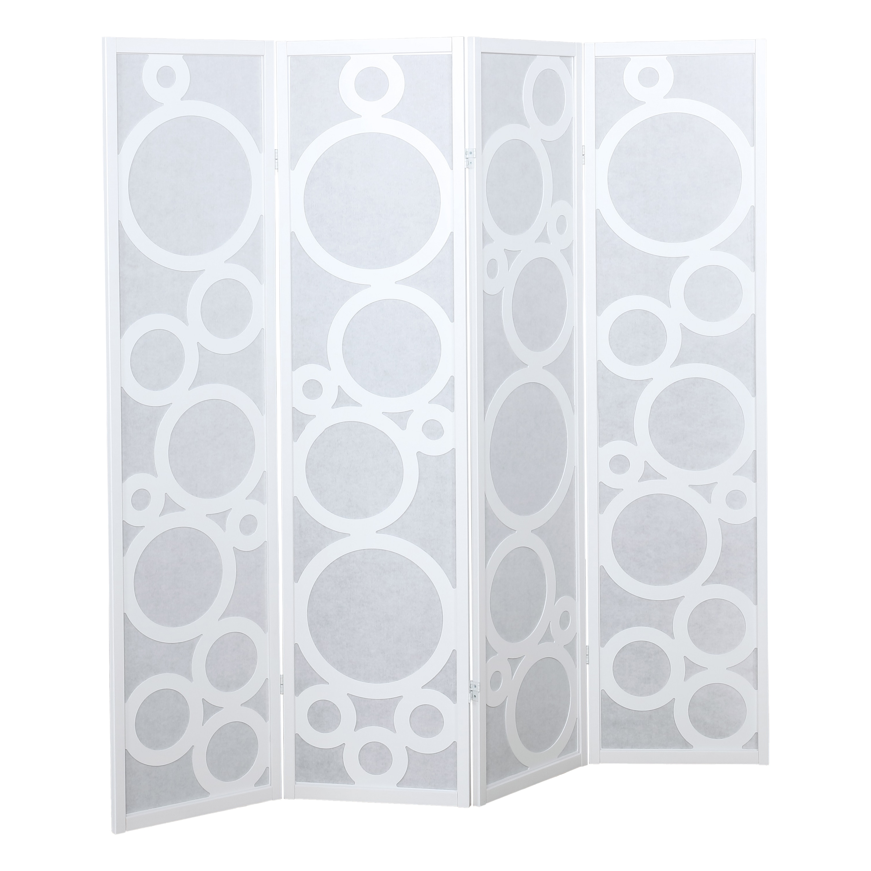 Roundhill Furniture RD045WH Indoor-Privacy-Screens - View #2