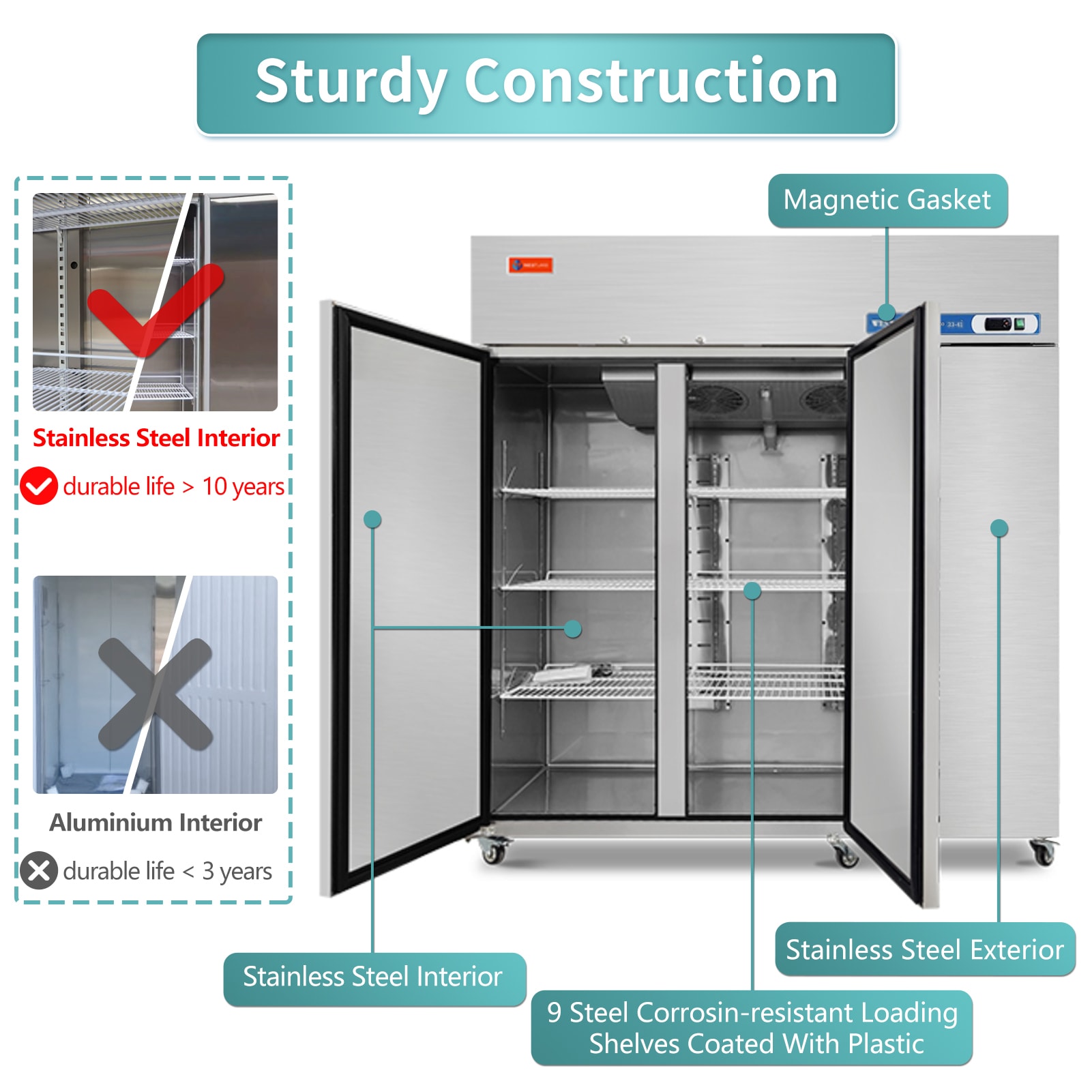 Jeremy Cass GWCLWASH82 Commercial-Refrigerators - View #5
