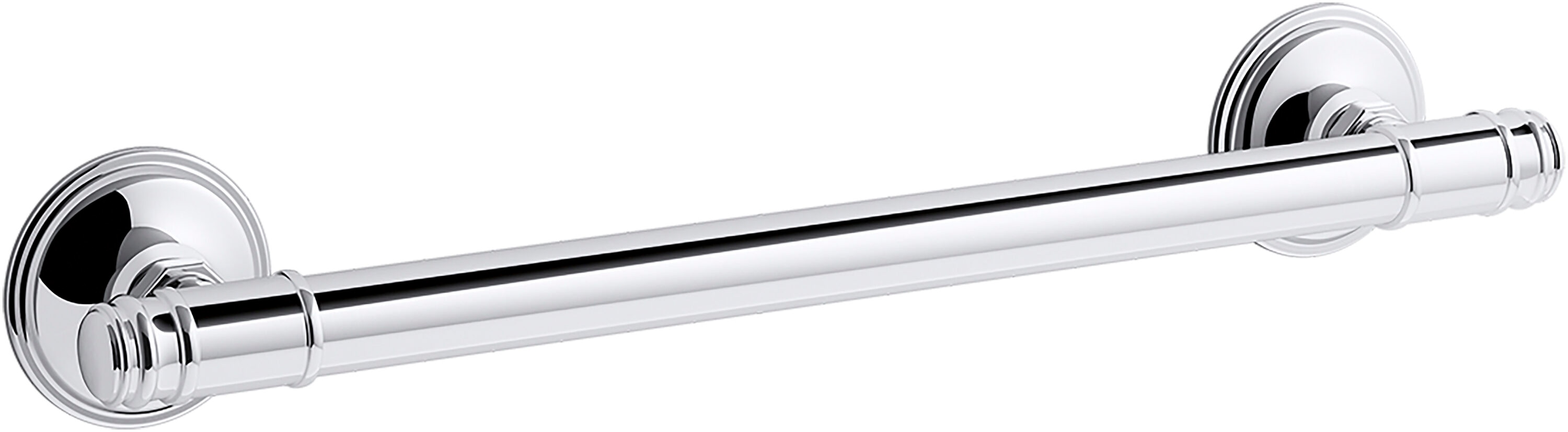 KOHLER K-26504-CP Eclectic 18-in Polished Chrome Wall mount Grab Bar ( 300-lb Weight Capacity )