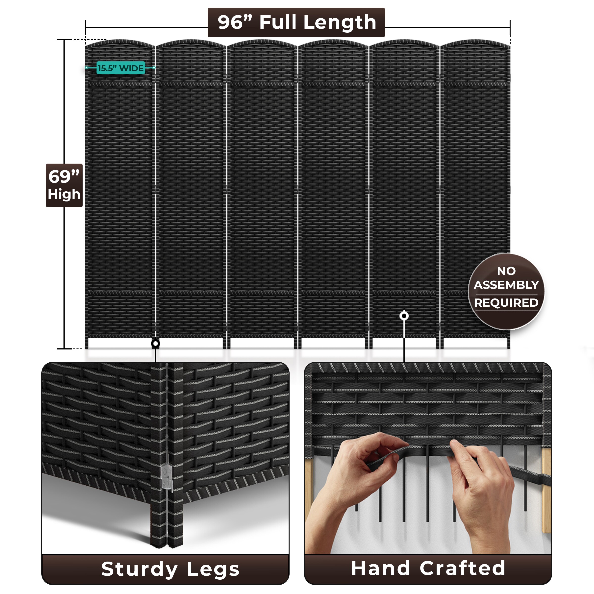 SORBUS 192405065378 Indoor-Privacy-Screens - View #5