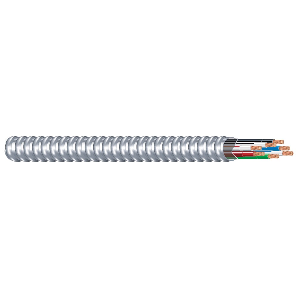 Southwire 56245602 MC Neutral Per Phase 1000-Feet 10 / 3 Stranded Aluminum MC (Metal Clad) Cable
