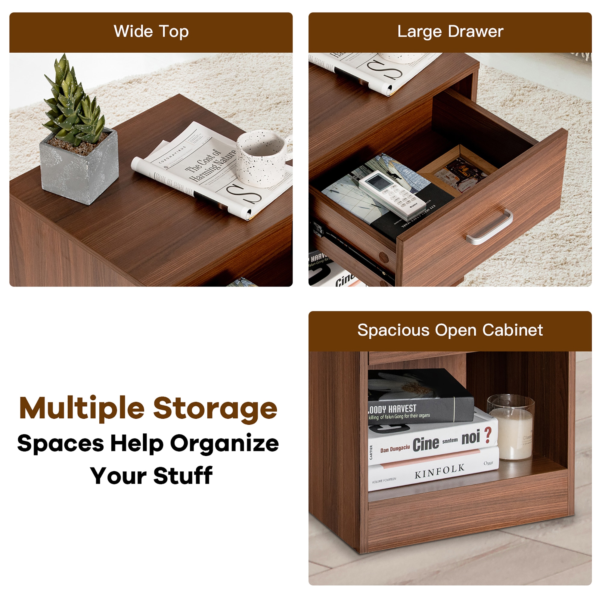 Costway SXL00072 nightstands - View #5