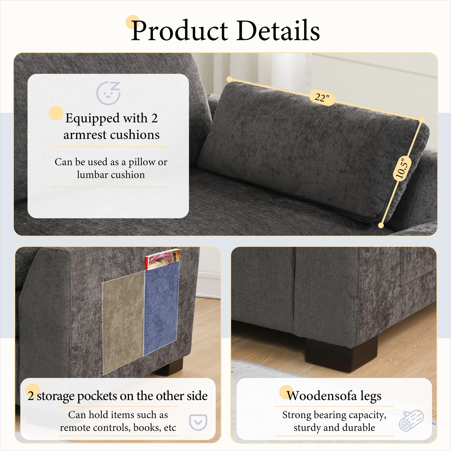 SunJet F8O1DE69E28F Sofas-Loveseats - View #6