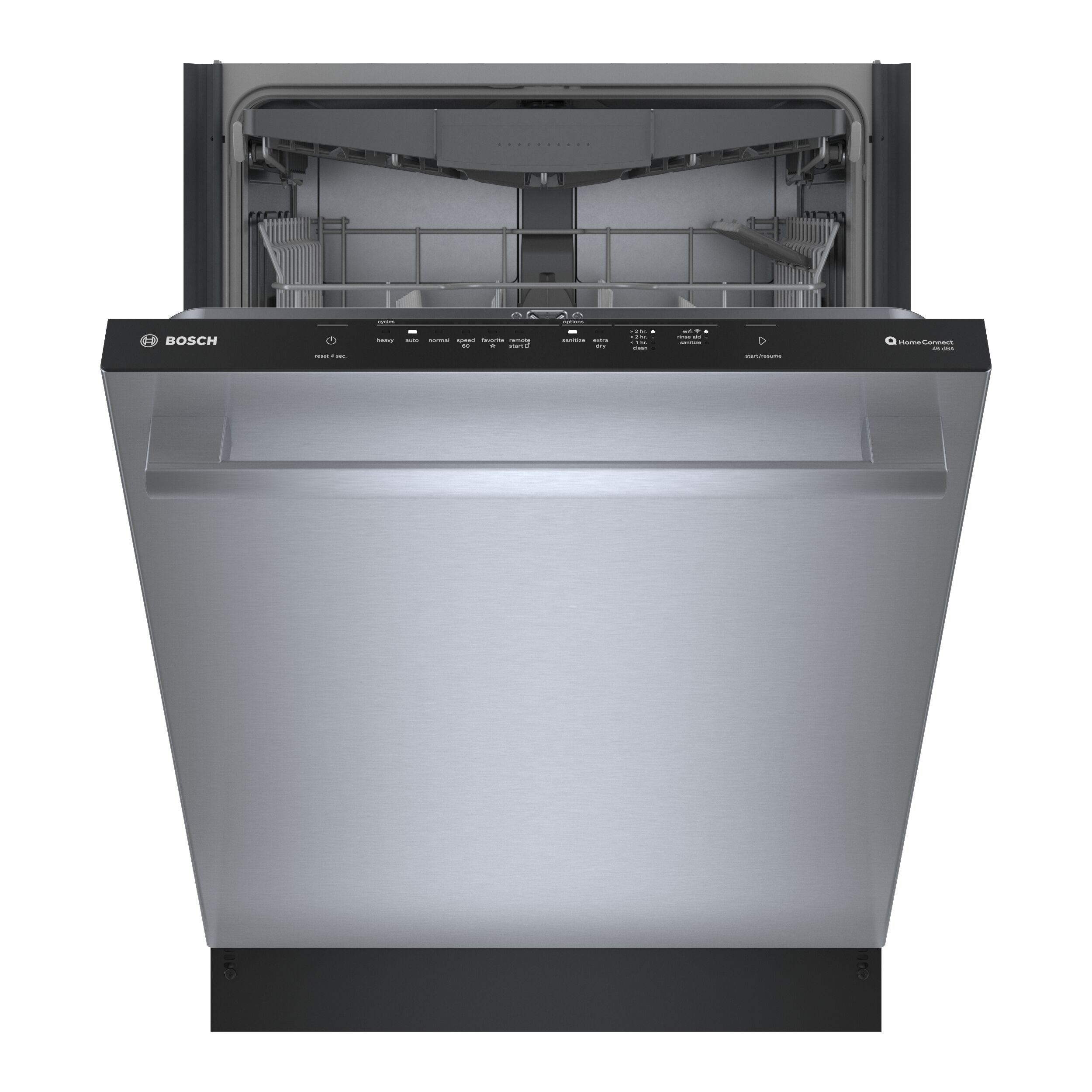 Bosch 800 Series Top Control 24-in Smart Built-In Dishwasher With