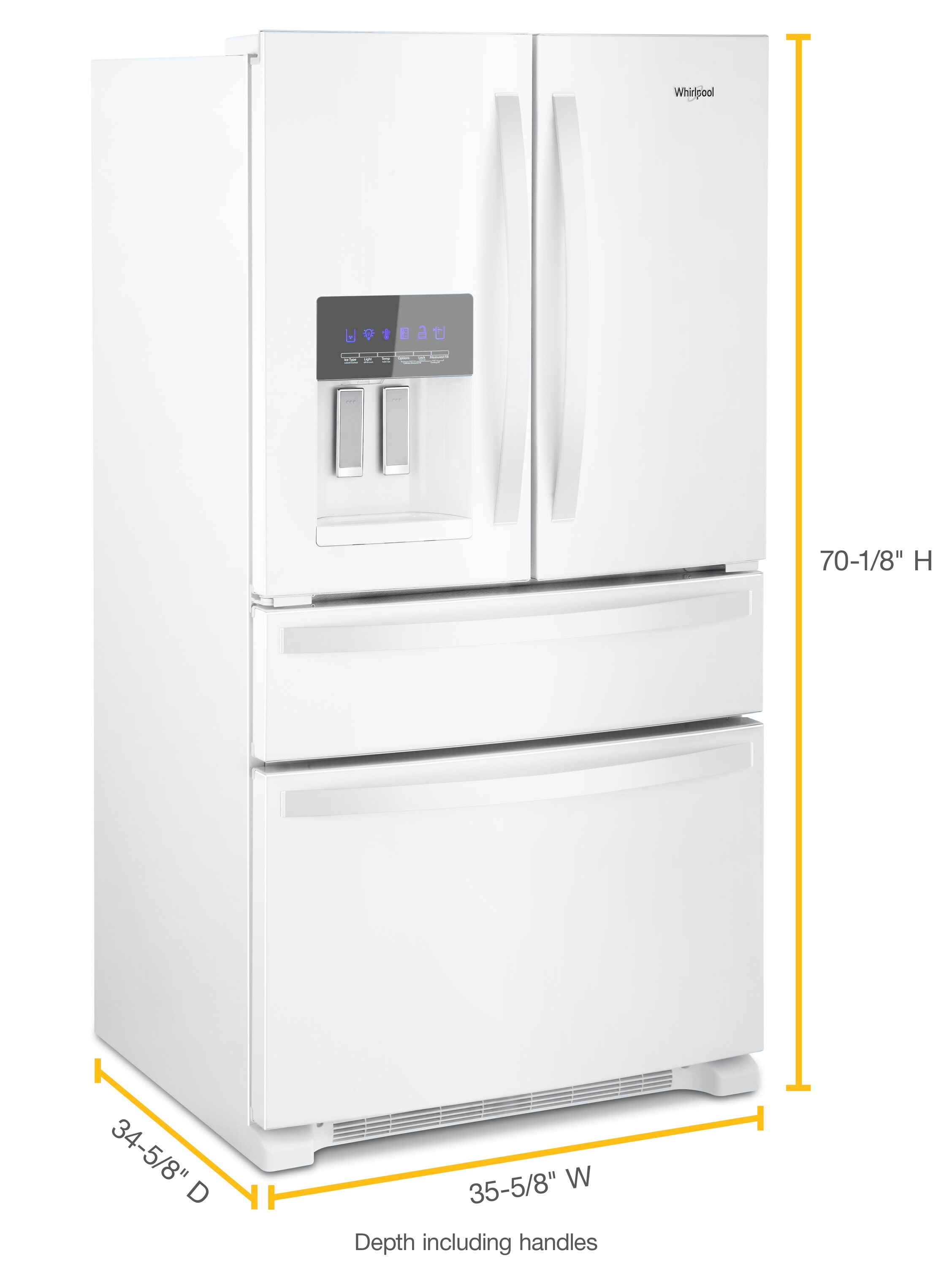Whirlpool WRMF3636RW French-Door-Refrigerators - View #7