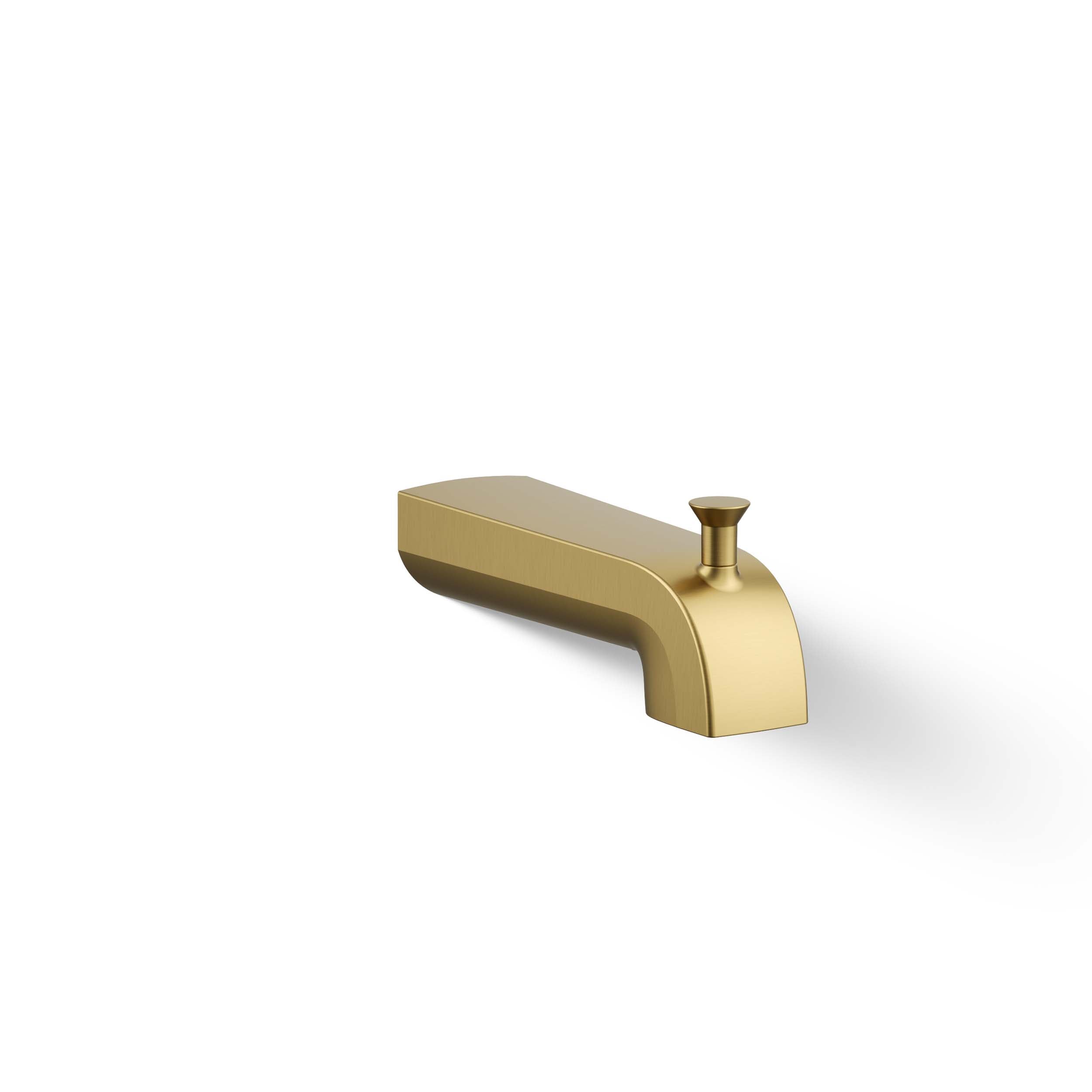 KOHLER K-97089-2MB Vibrant Brushed Moderne Brass Universal Fit Bathtub Spout With Diverter