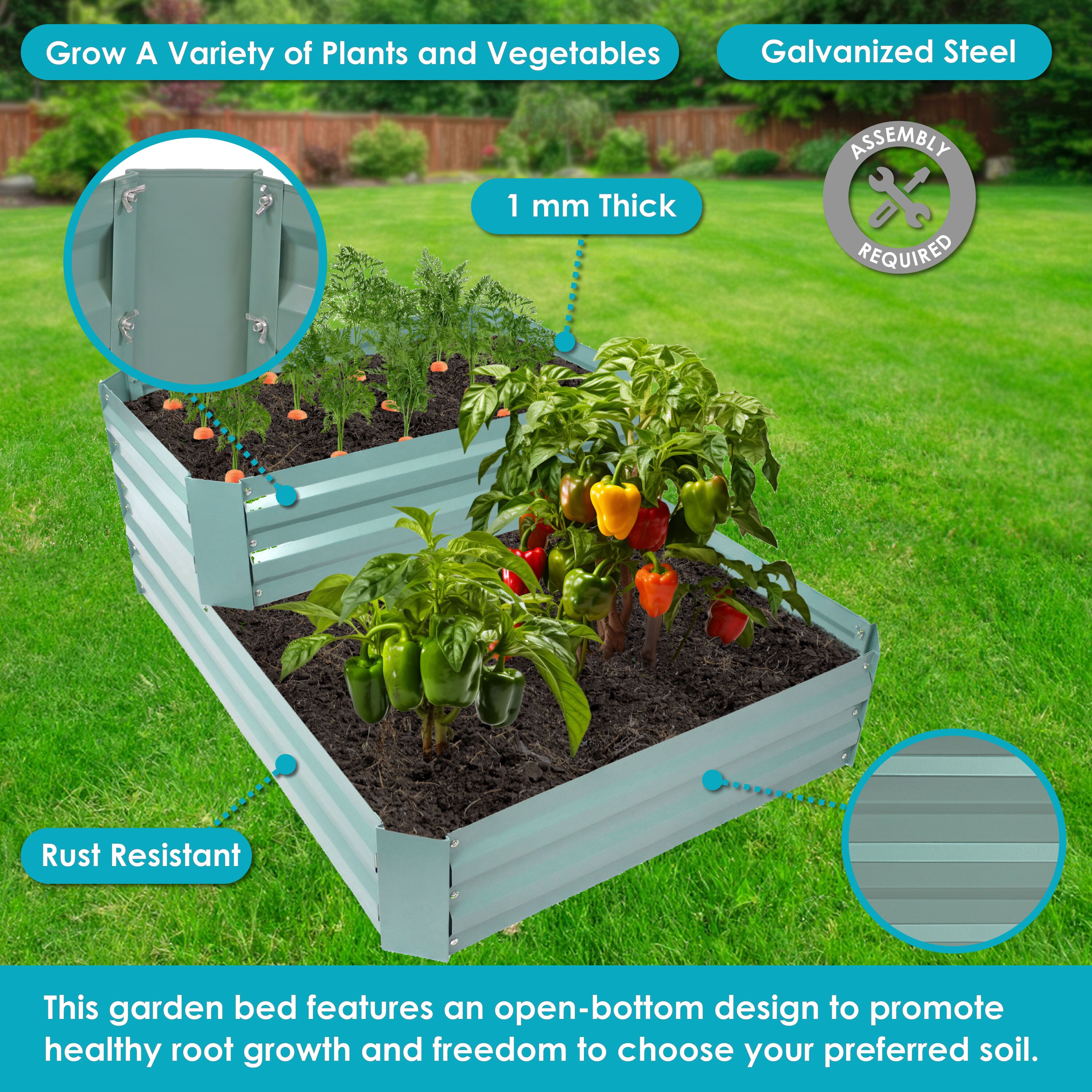 Sunnydaze Decor NPH-502 Raised-Garden-Beds - View #9