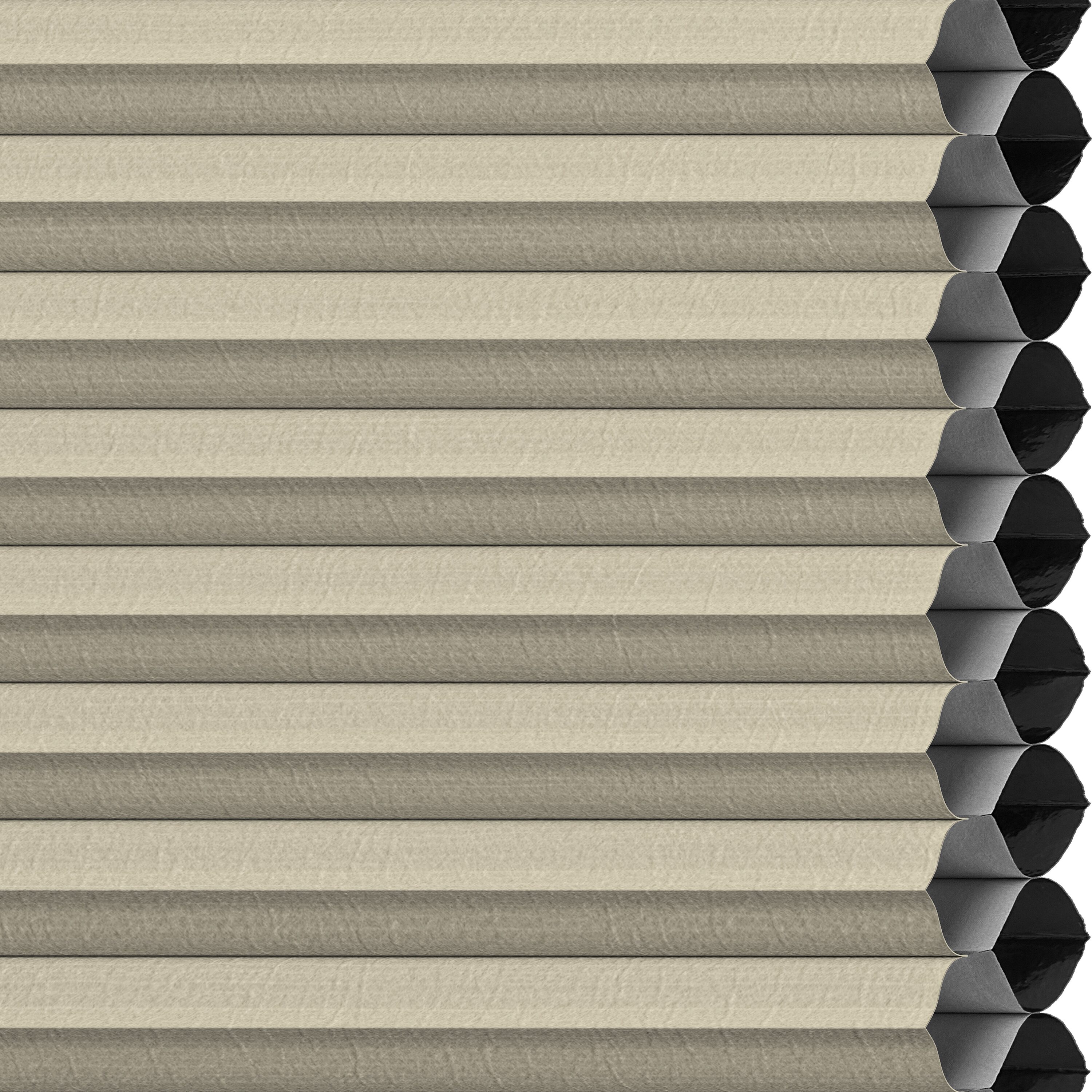 LEVOLOR 511491 Designer Colors Oyster Blackout Polyester 1/2-in Double Cellular shade swatch