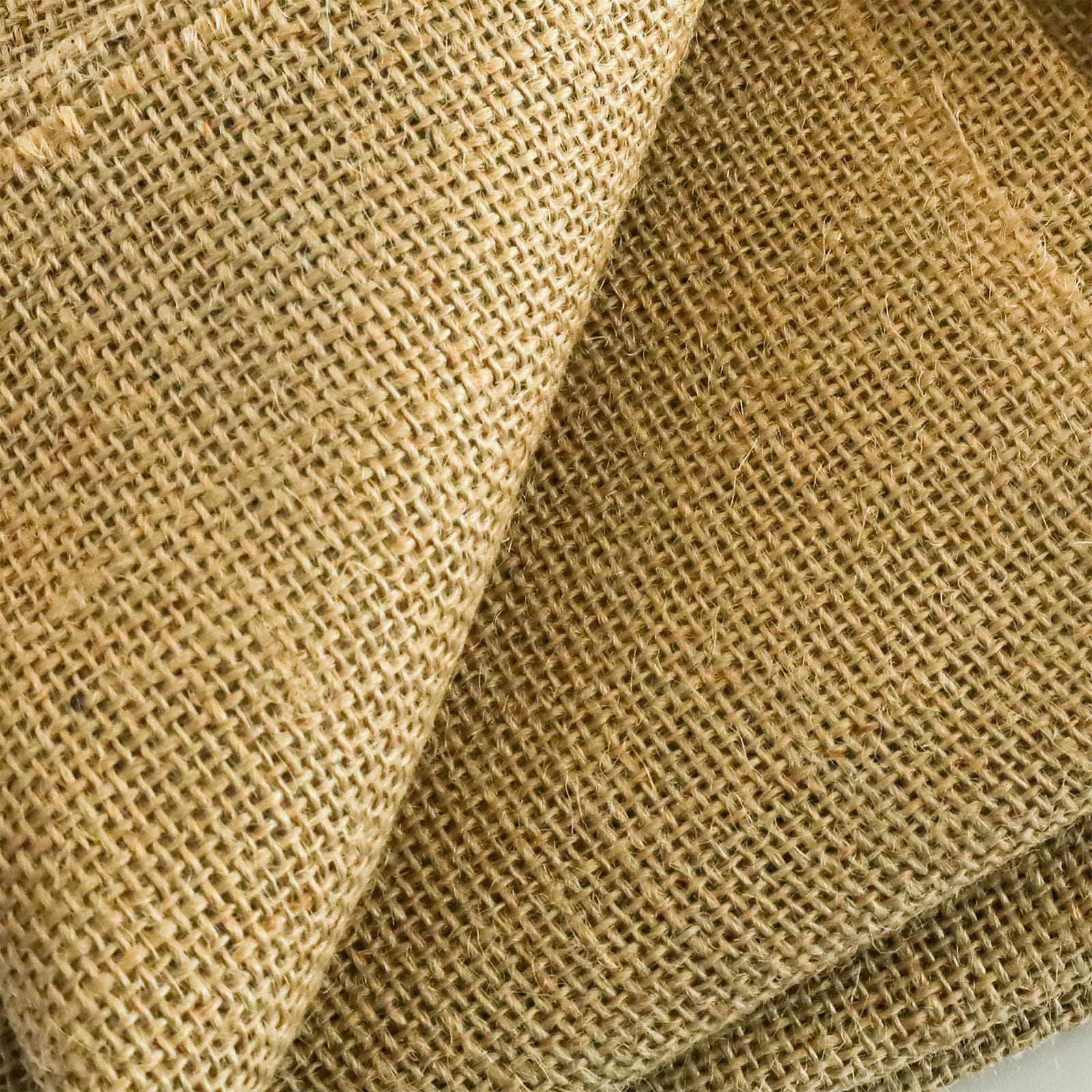 RITSU - 5.3 ft x 30 ft Natural Burlap Fabric Roll with Natural Burlap Breathable Biodegradable T...