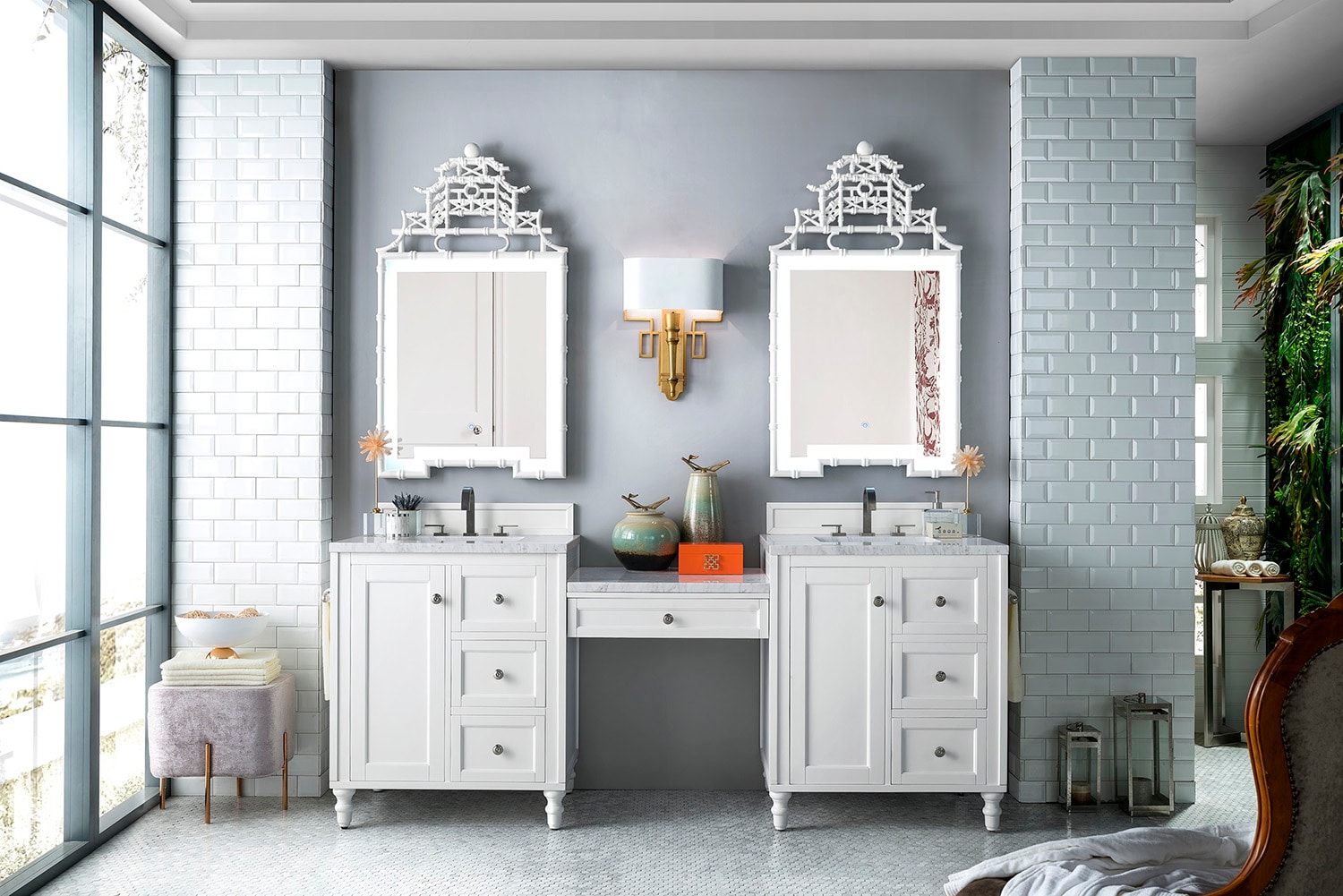James Martin Vanities 301-V86-BW-DU-3AF Bath-Vanity-Combo - View #2