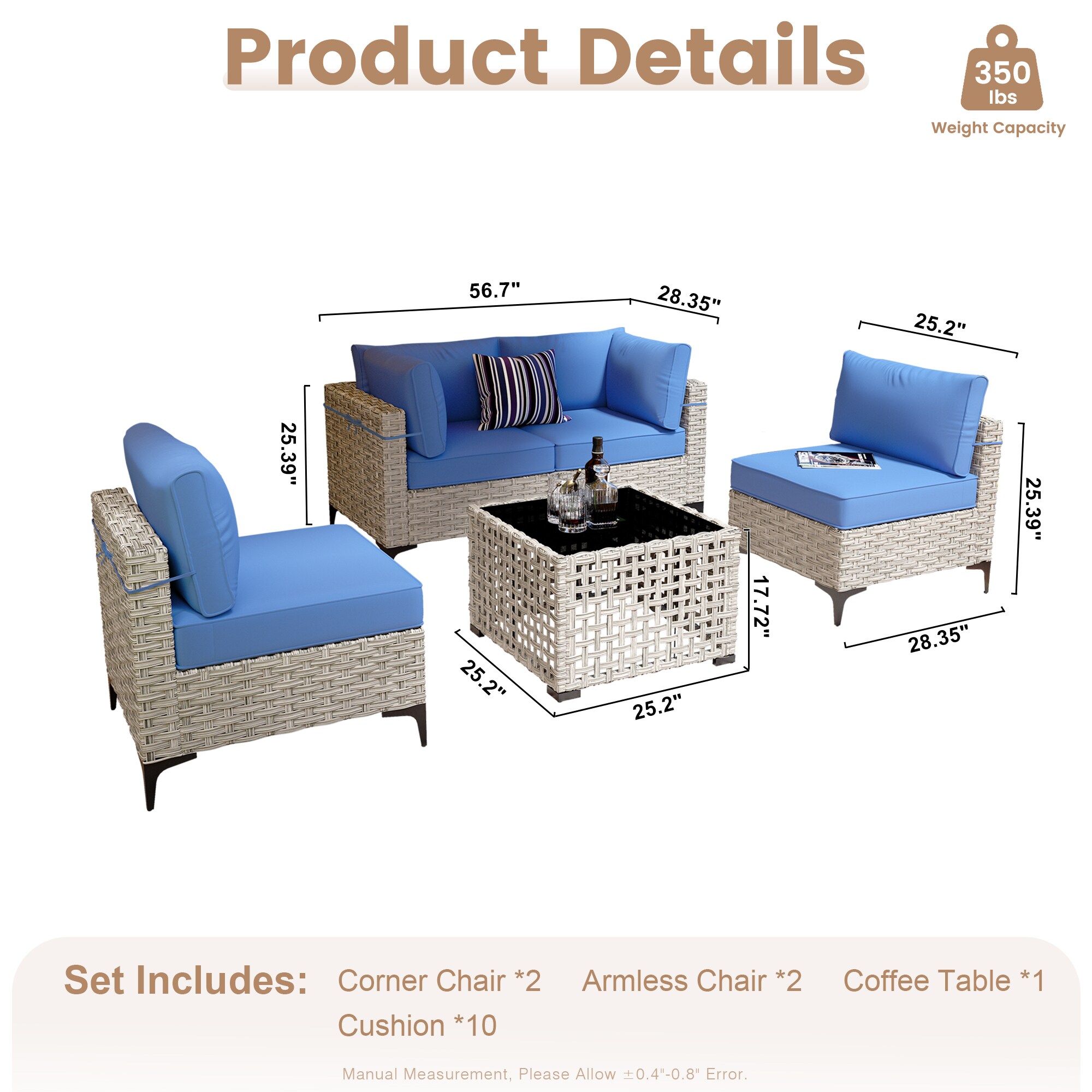 XIZZI XISKT5052 Patio-Sofas-Daybeds - View #6
