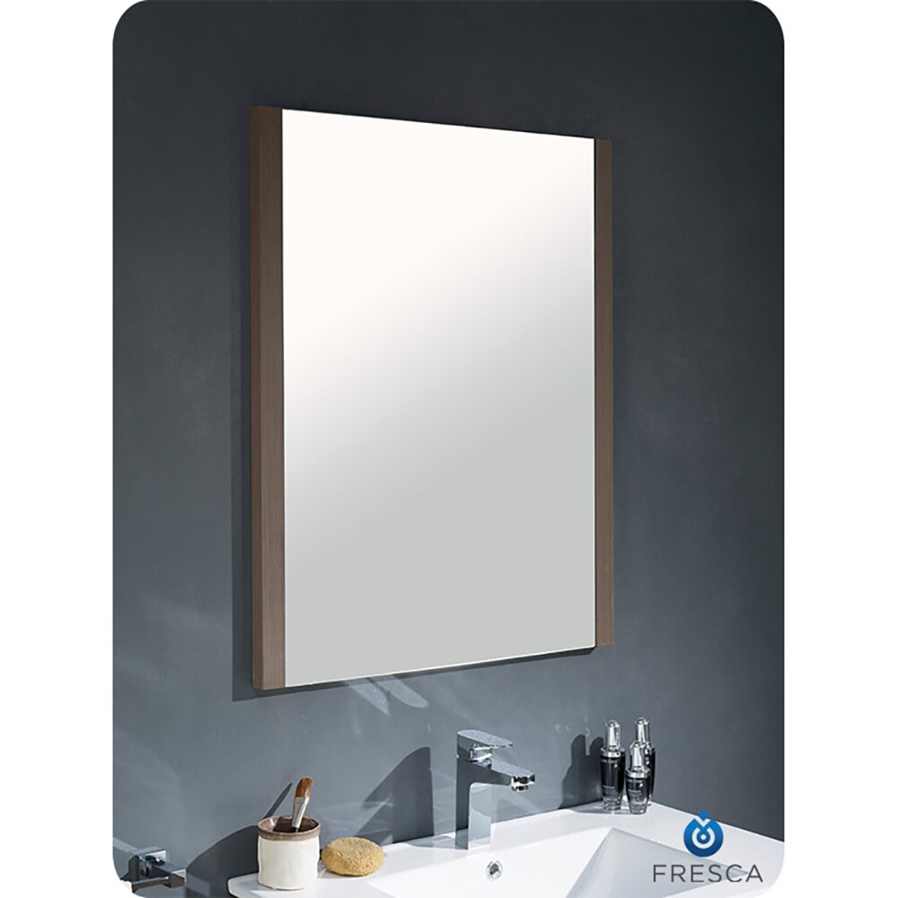 Fresca Torino 30-in Gray Oak Bathroom Vanity Base Cabinet without Top ...