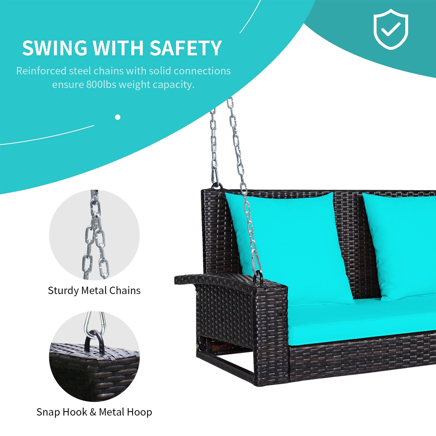 Forclover HYFE-68879TU Swing-Gliders - View #2