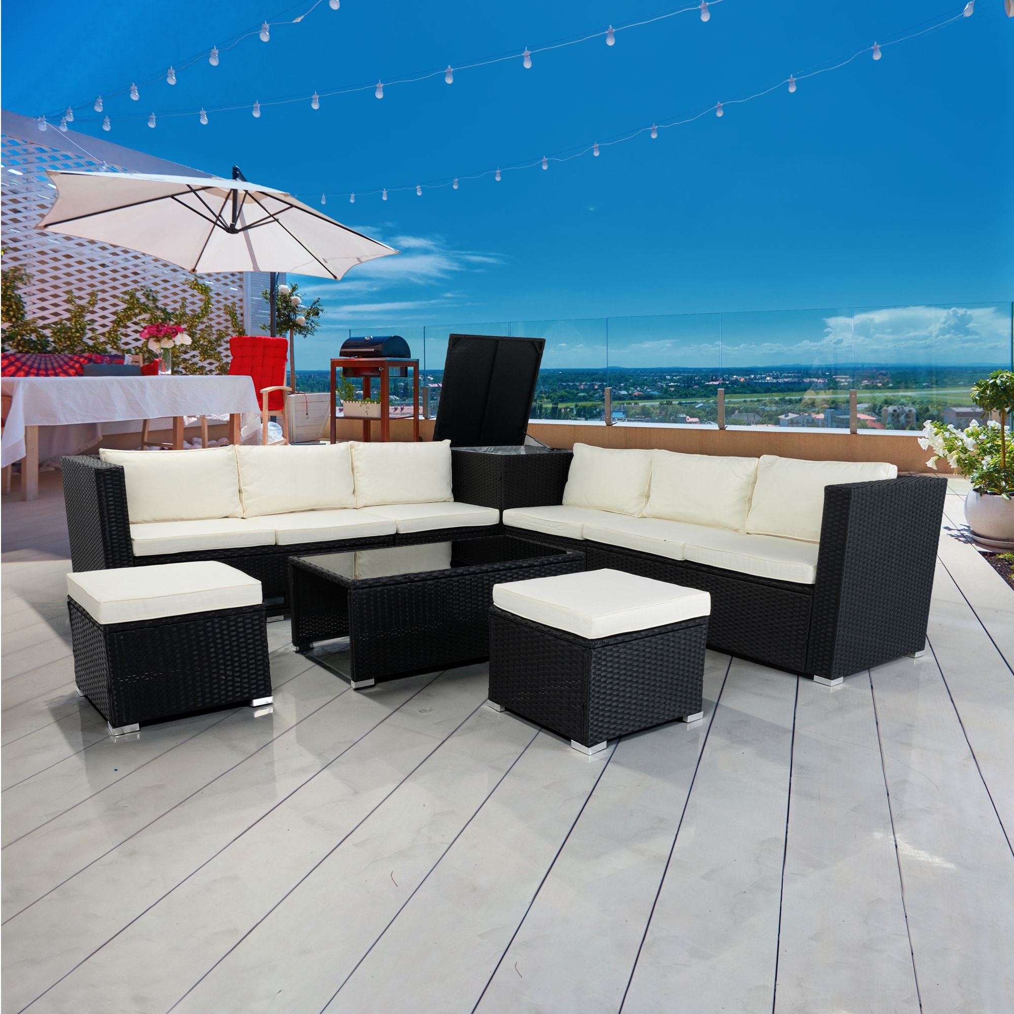 Nestfair PS20023B Patio-Conversation-Sets - View #6
