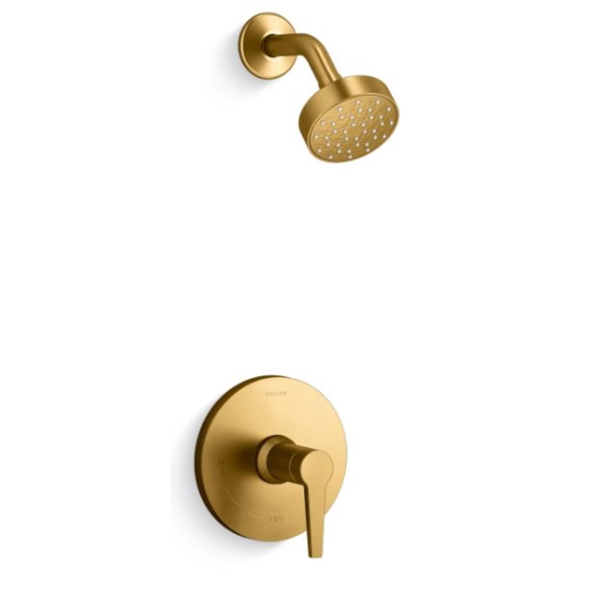 KOHLER K-TS97077-4G-2MB Vibrant Brushed Moderne Brass Lever Shower Faucet Handle