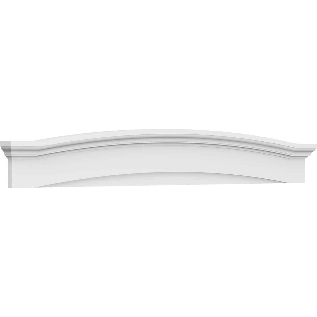 Ekena Millwork PEDP080X105EYE00 80-in W x 10.5-in L PVC Pediment