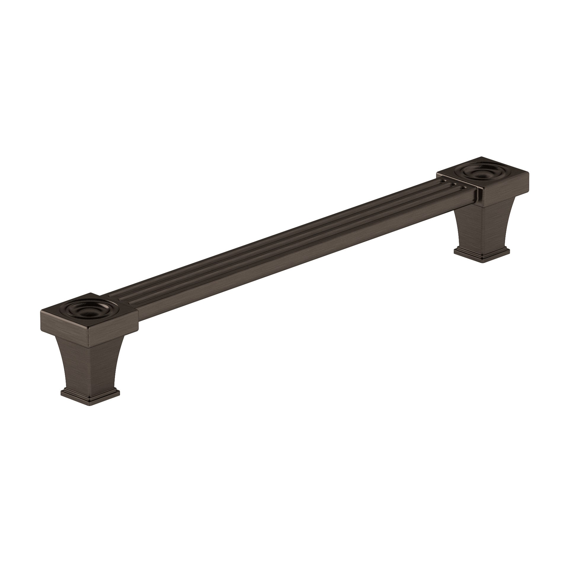 Richelieu BP8822192HBRZ Verona 7-9/16-in , 192mm Center to Center Honey Bronze Rectangular Handle Drawer Pulls