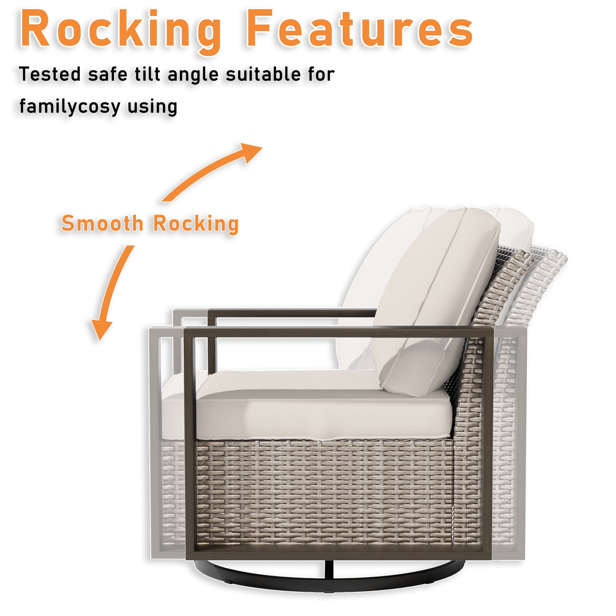 Gardenbee HGL-M28A-BGE Patio-Chairs - View #8