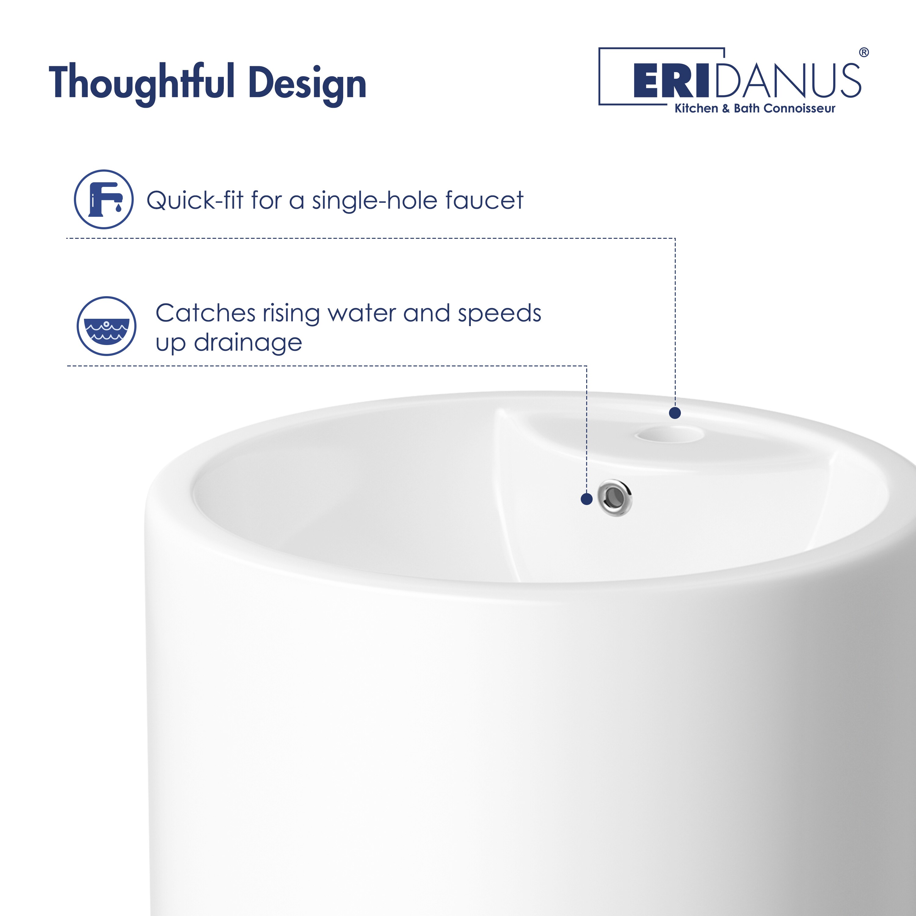 Eridanus ERI-PB-401 Complete-Pedestal-Lavatories - View #3