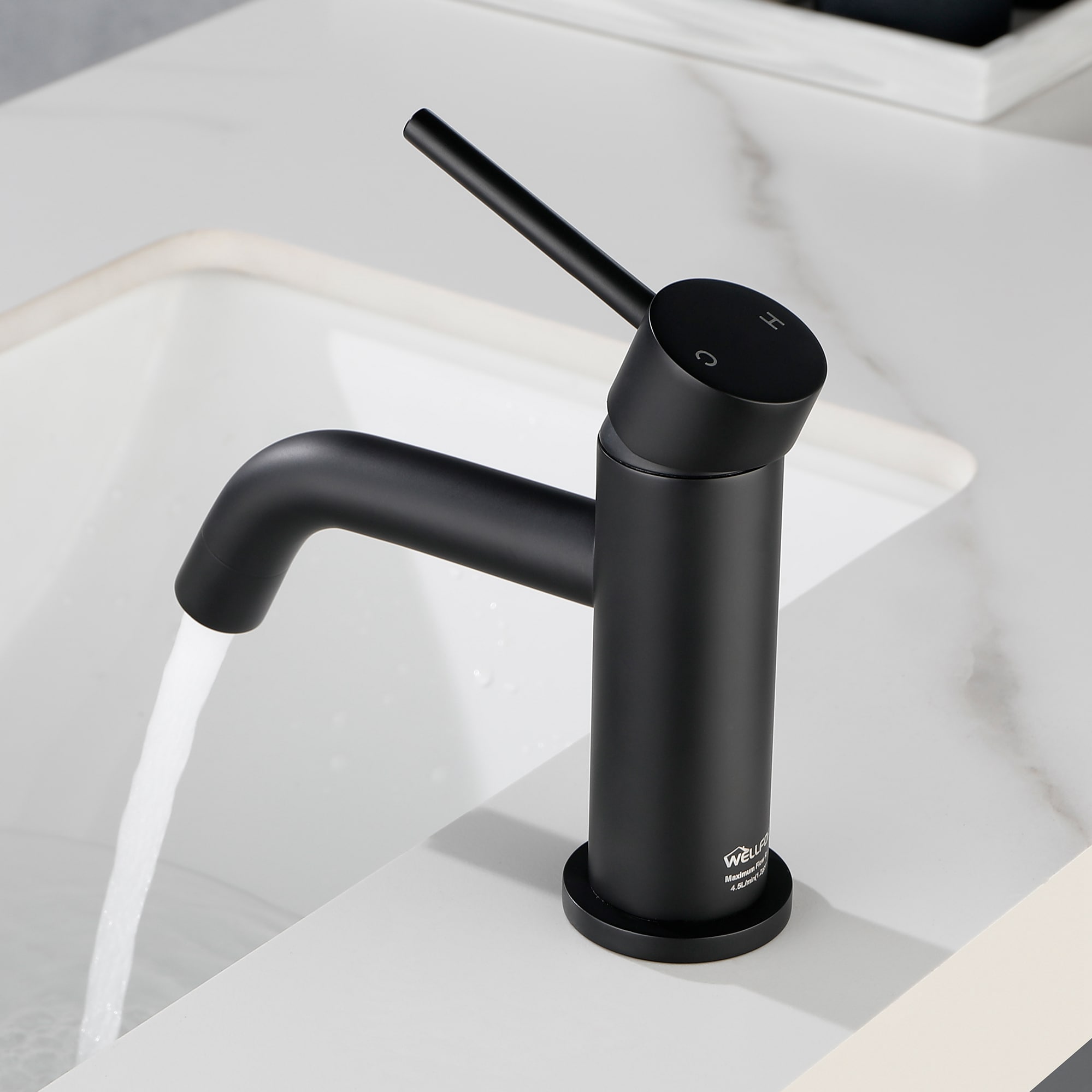 WELLFOR WB-FA002MB Lavatory-Faucets - View #3