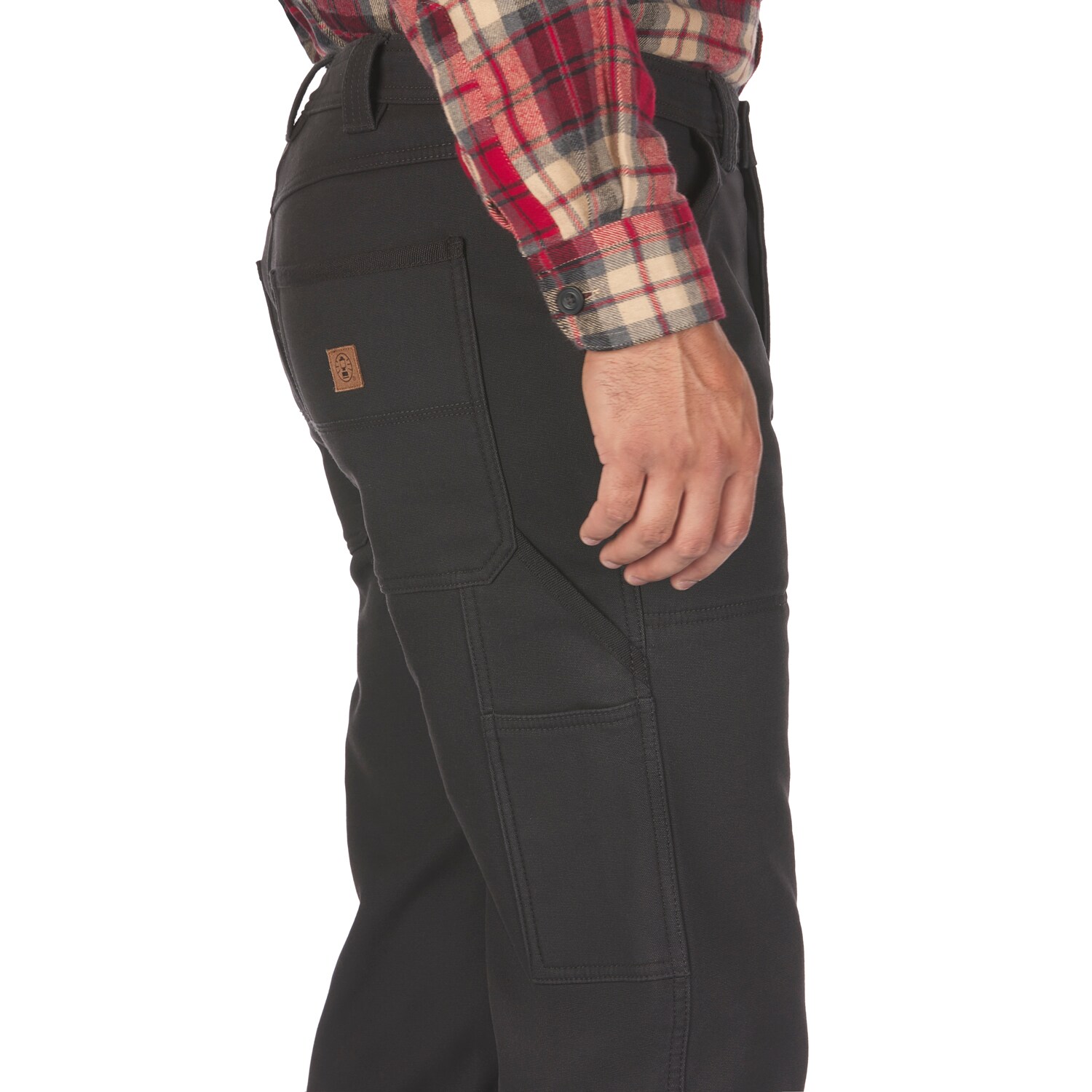 mens fleece lined cargo work pants