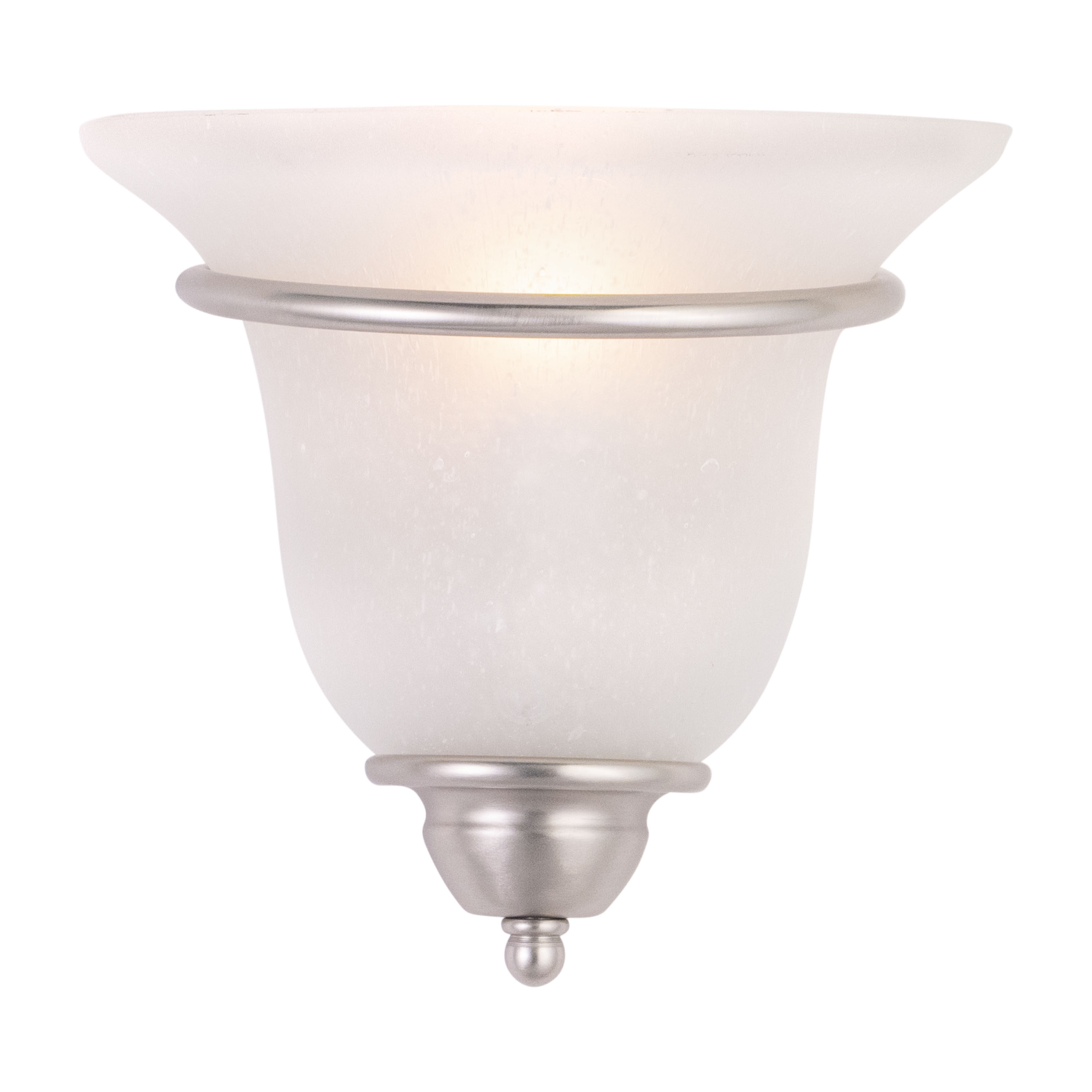 Cascadia Monrovia 10-in W 1-Light Brushed Nickel Transitional ...