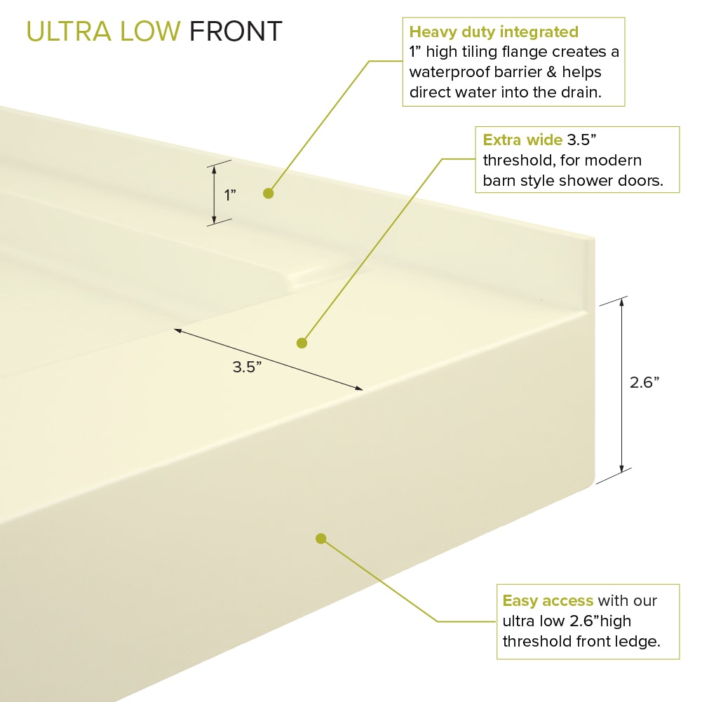 Transolid FLU6032L-38 Shower-Floors - View #4