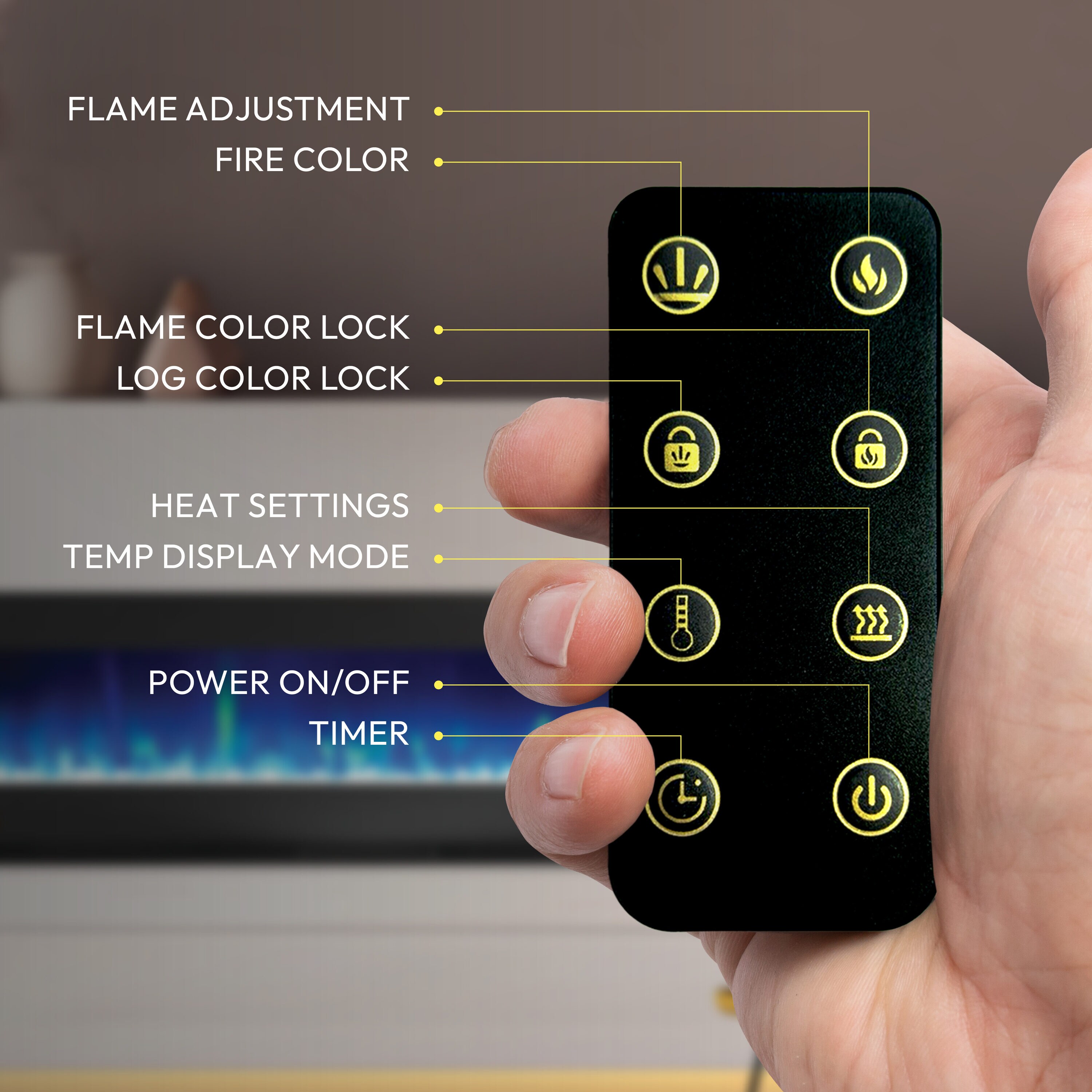 Cambridge CAM78WMEF-1BLK Electric-Fireplaces - View #5