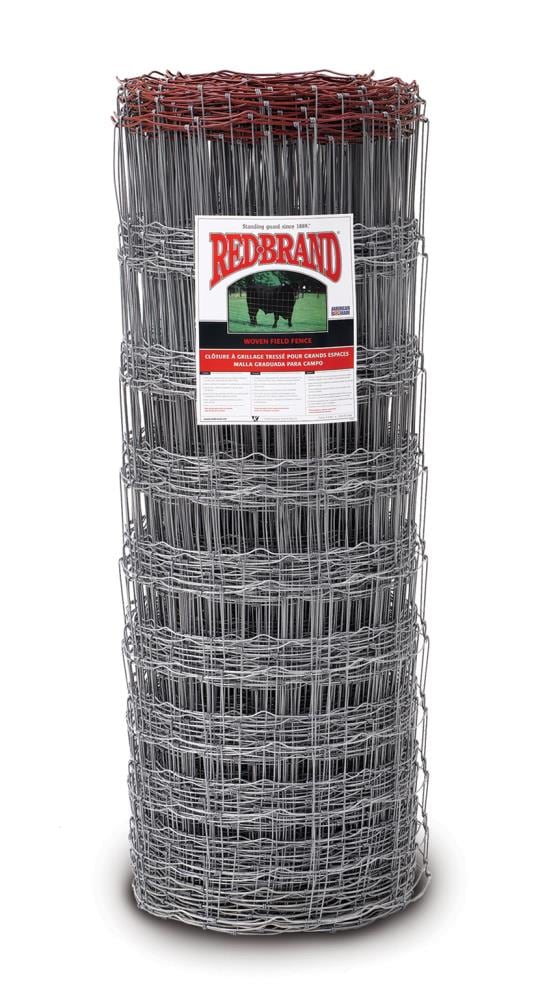 Red Brand 200-ft x 4-ft 12.5-Gauge Silver Steel Woven Wire Rolled