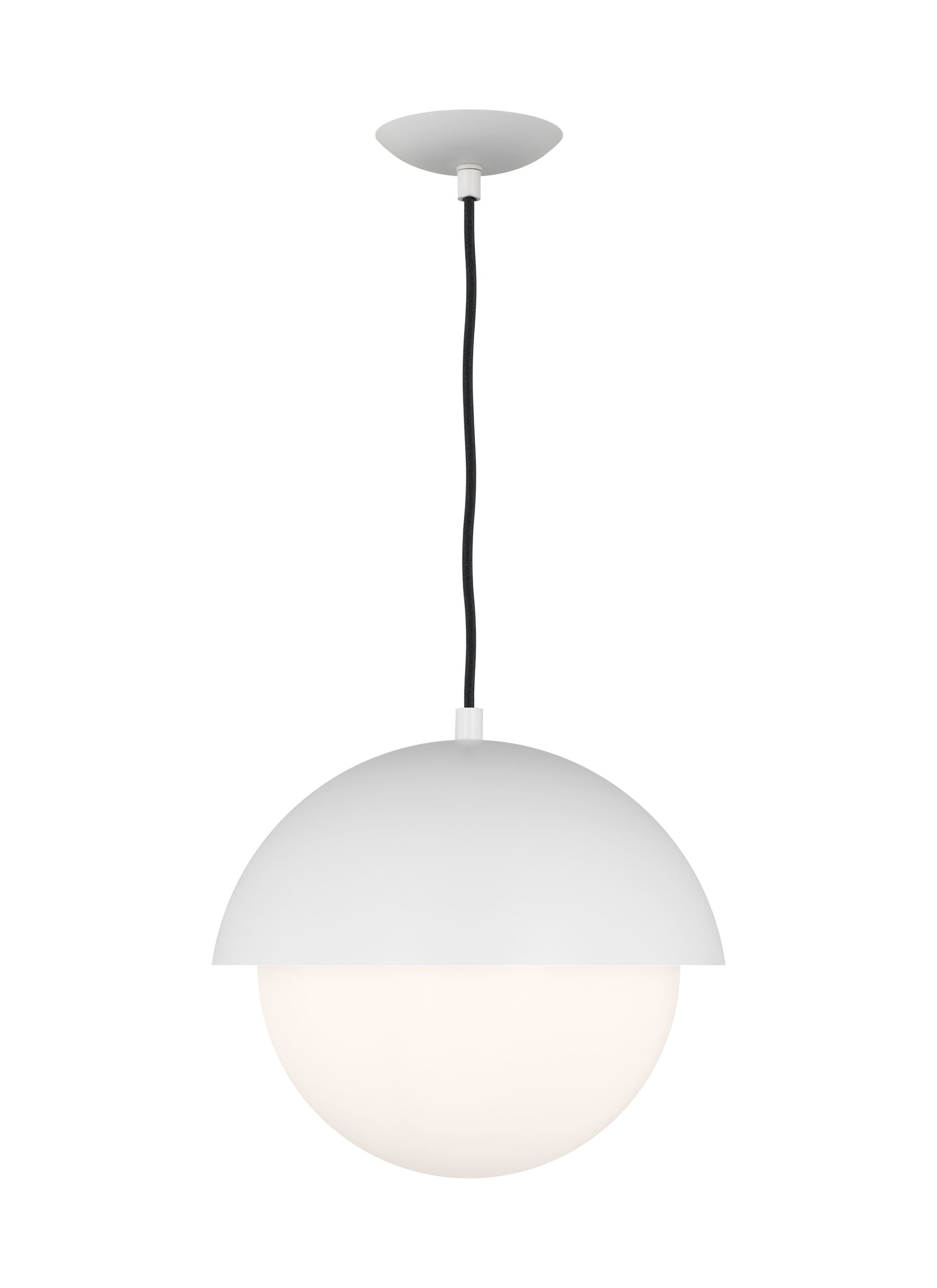 Scott Living DJP1031MWT Hyde Matte White Modern/contemporary Opal glass Linear Medium Hanging Pendant light