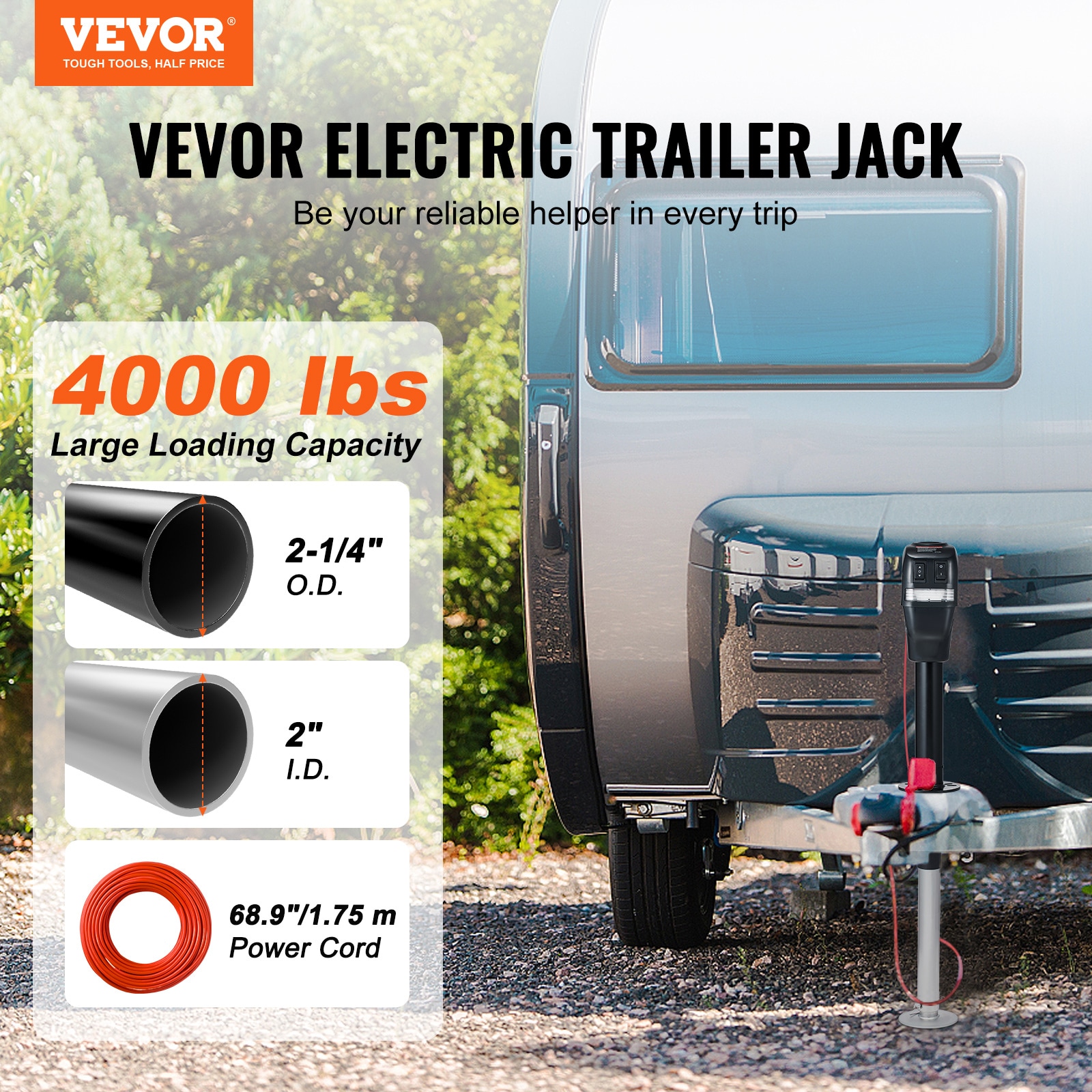 VEVOR DDTCQJ4000LBSRJ5DV9 jacks - View #3