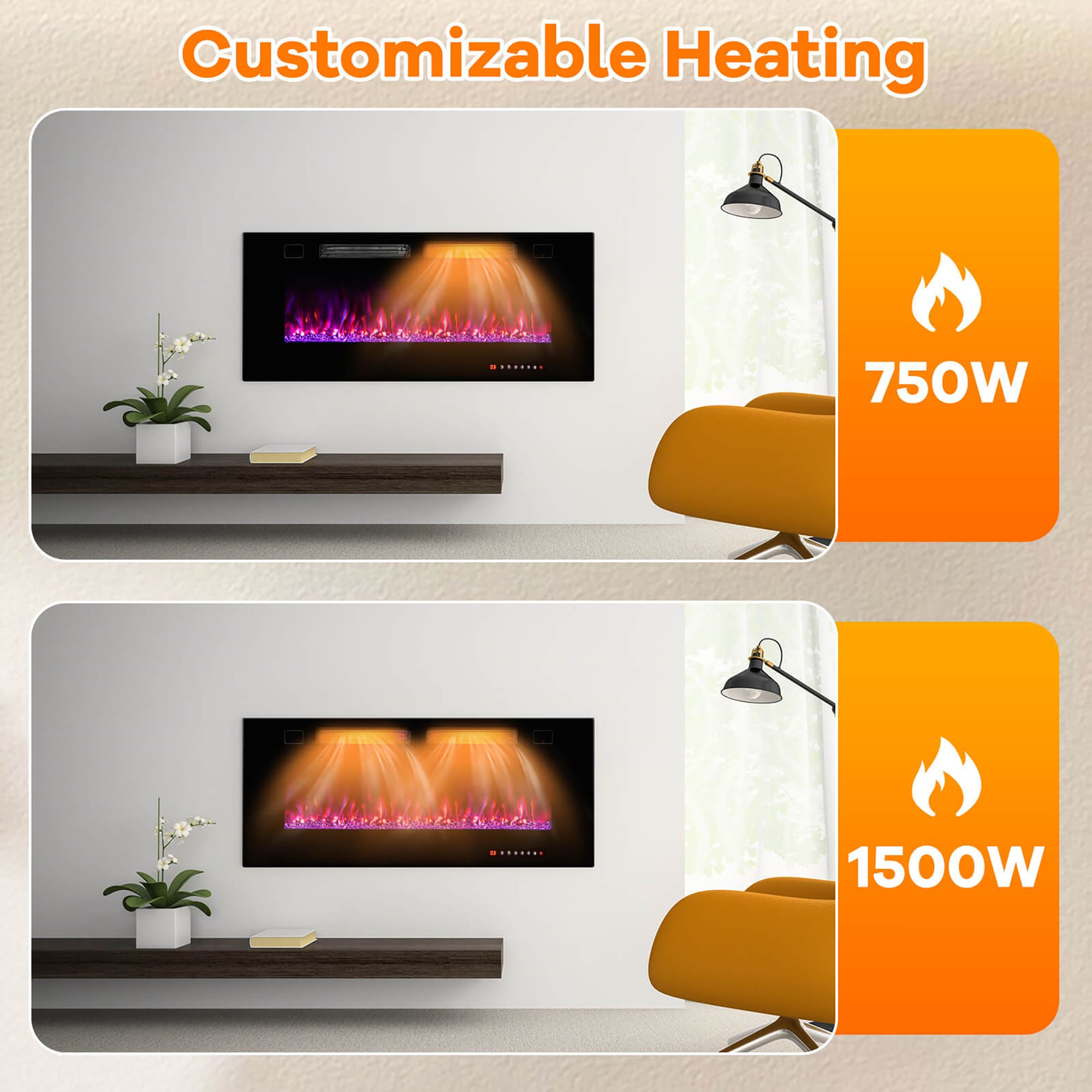 Goplus FP10235US-42 Electric-Fireplaces - View #6