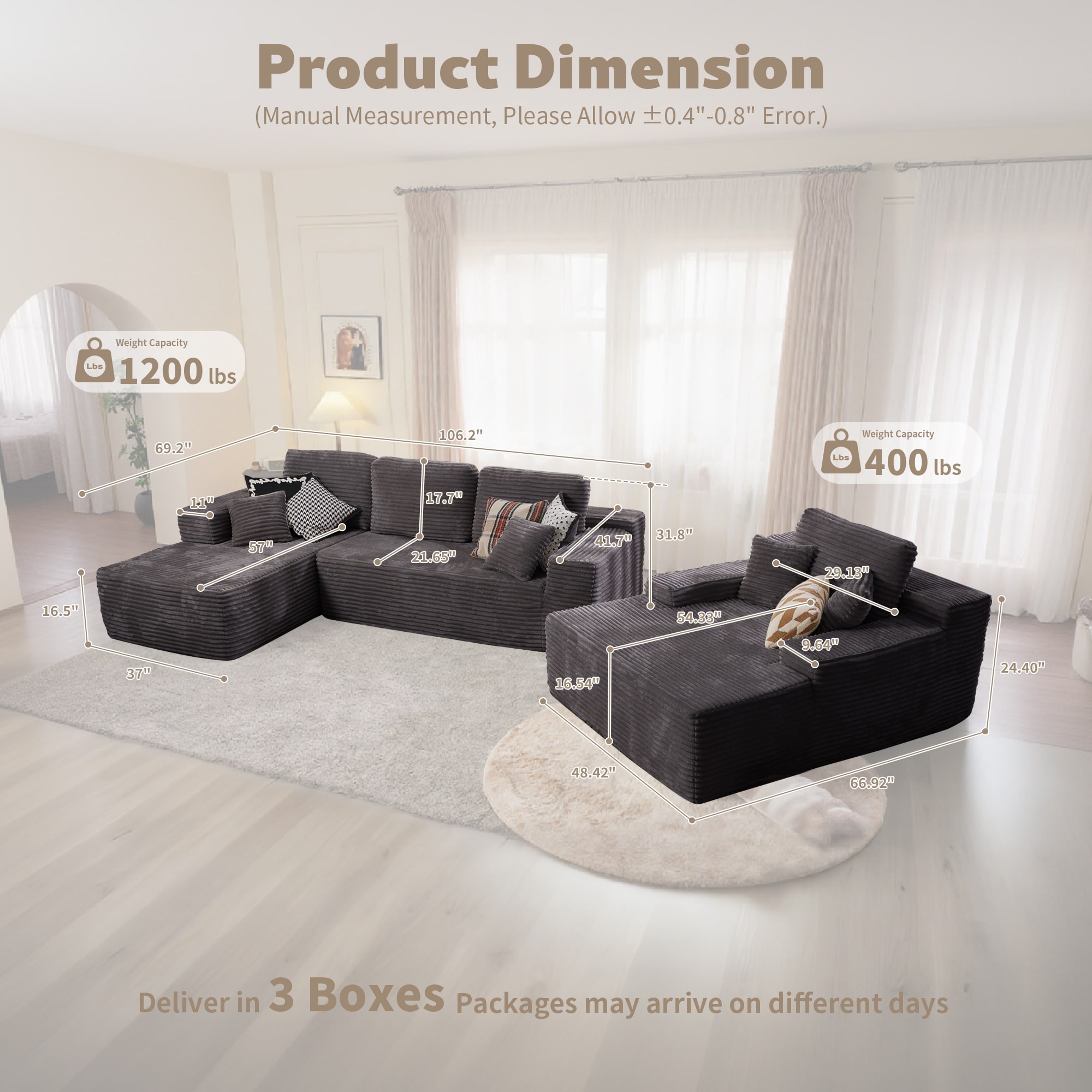 Pouuin SVI-JO910 Sofas-Loveseats - View #2