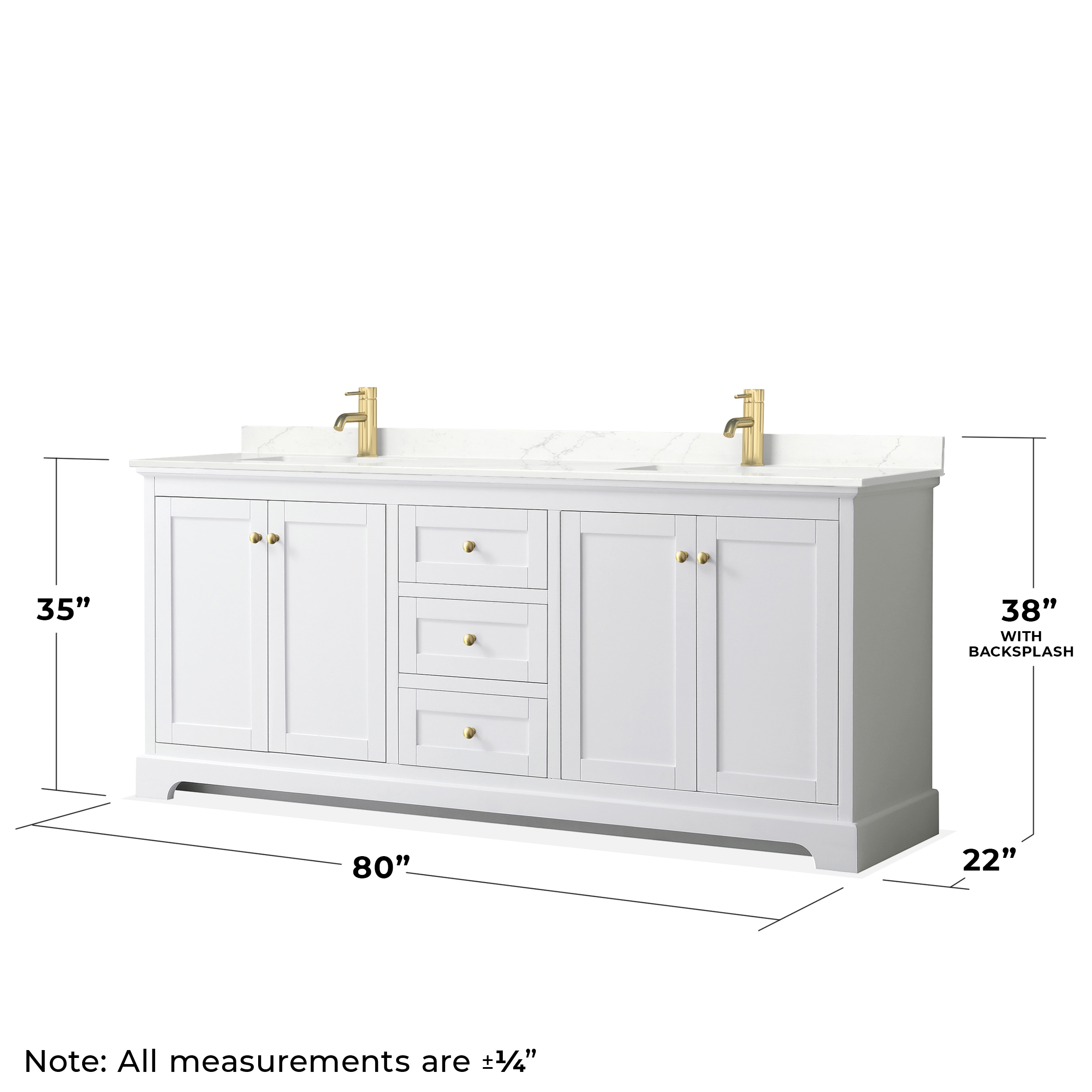 Wyndham Collection WCV232380DWGGTUNSMXX Bath-Vanity-Combo - View #5