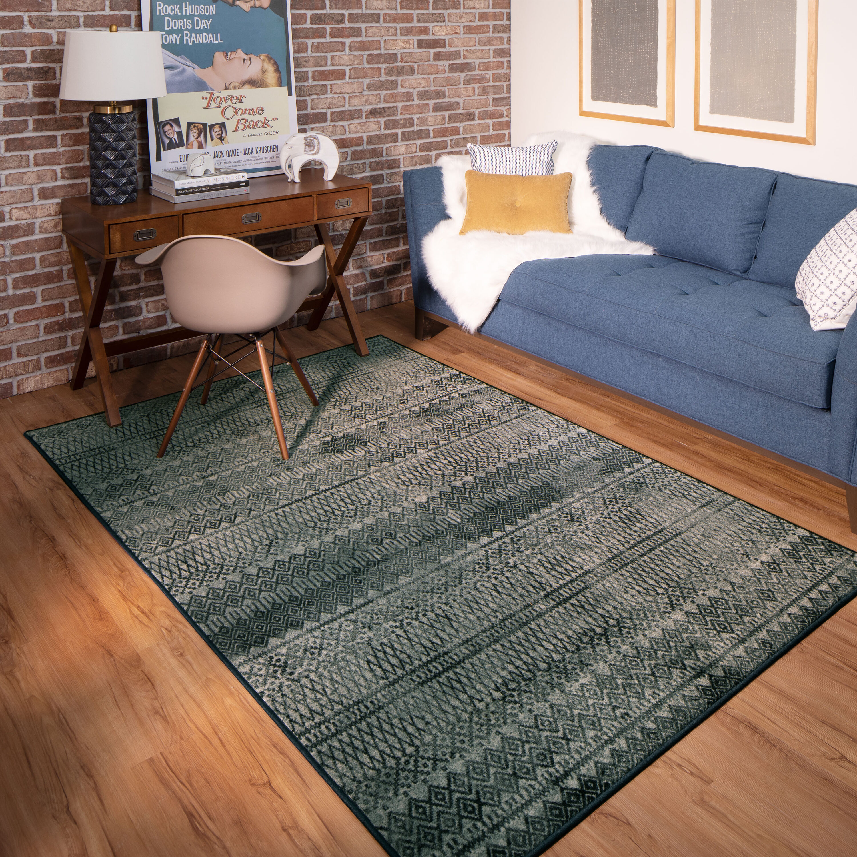 Mohawk Home Dual Surface 3 ft. x 5 ft. Rectangle Interior 1/2 in. Thickness Rug Pad