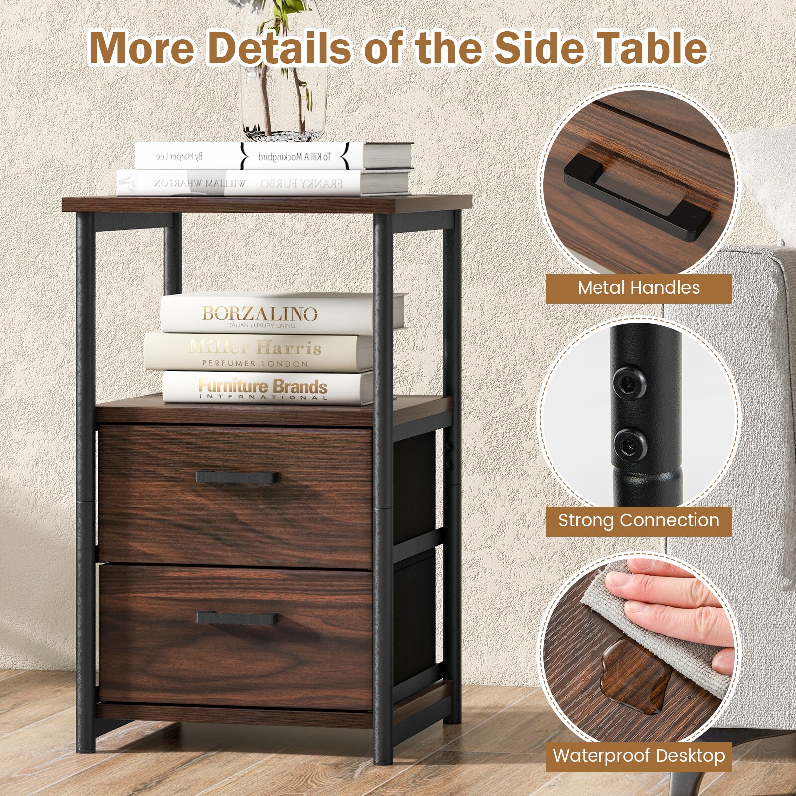Fenbeli QLLSFENH552 End-Tables - View #6