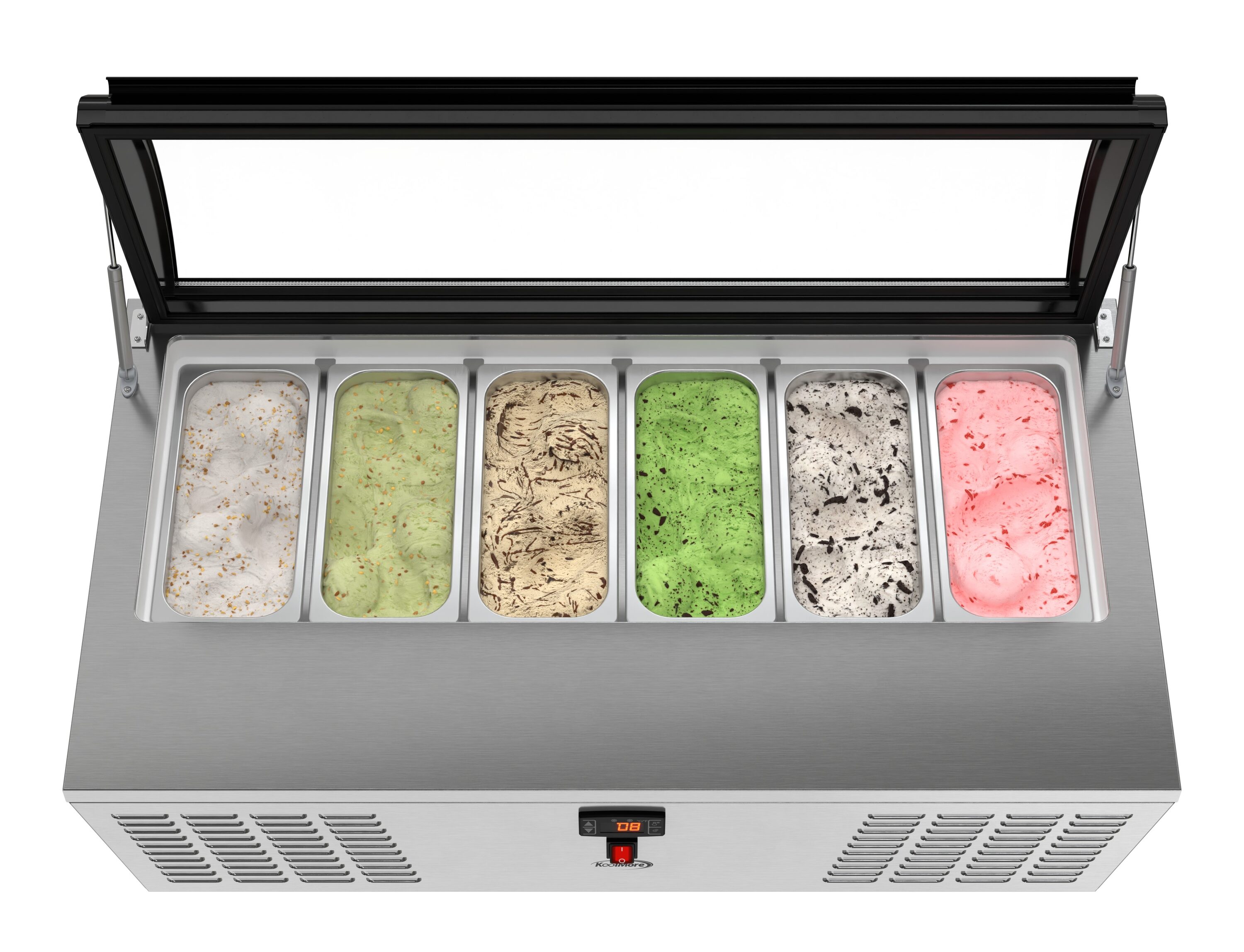 KoolMore LOW-KM-CGDR-6P Commercial-Freezers - View #4