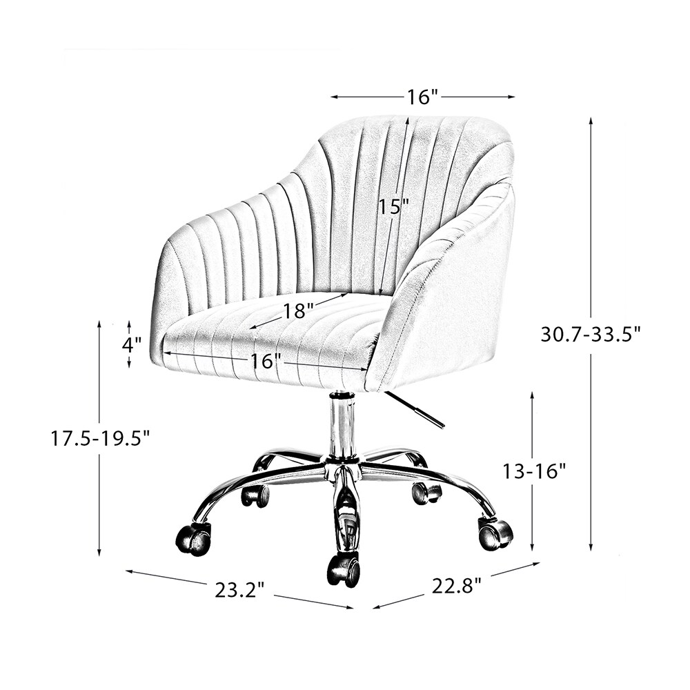 14 Karat Home CHDT0084-PURPLE Office-Chairs - View #8