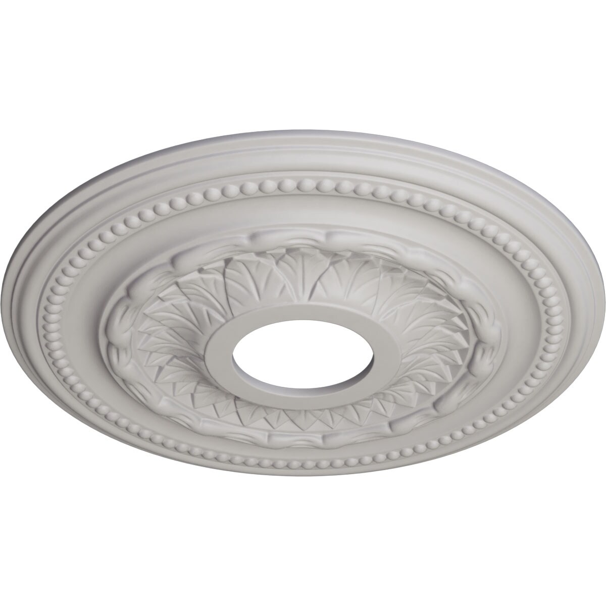 Ultra Pure White Decorative Ceiling Medallion 15.75"