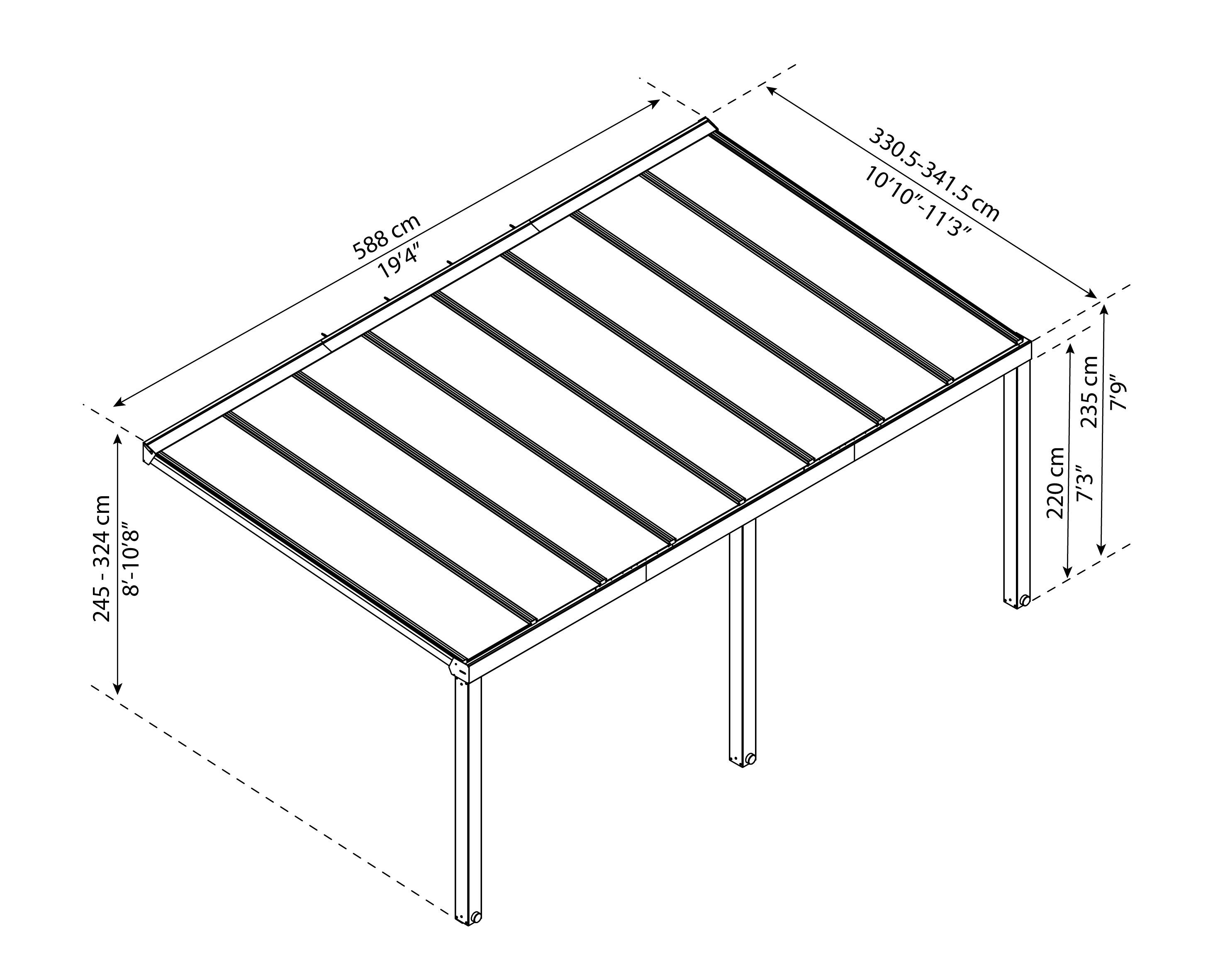Canopia by Palram 705926 carports - View #3