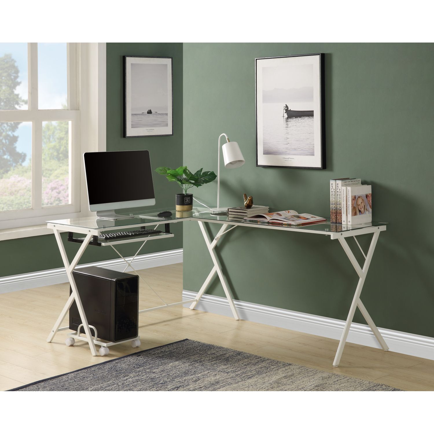 JASMODER OF00048 47.00-Inches Multiple colors/finishes Modern/Contemporary Writing desk