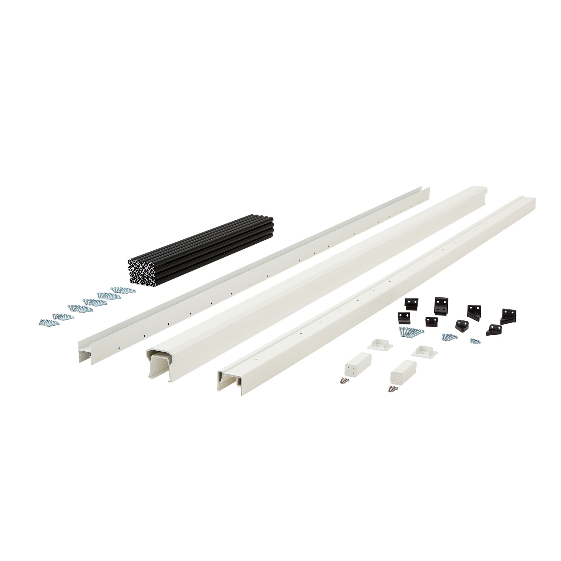 Fiberon 12732 Countryside 3.5-ft x 42-in Alpine PVC Deck Rail Kit