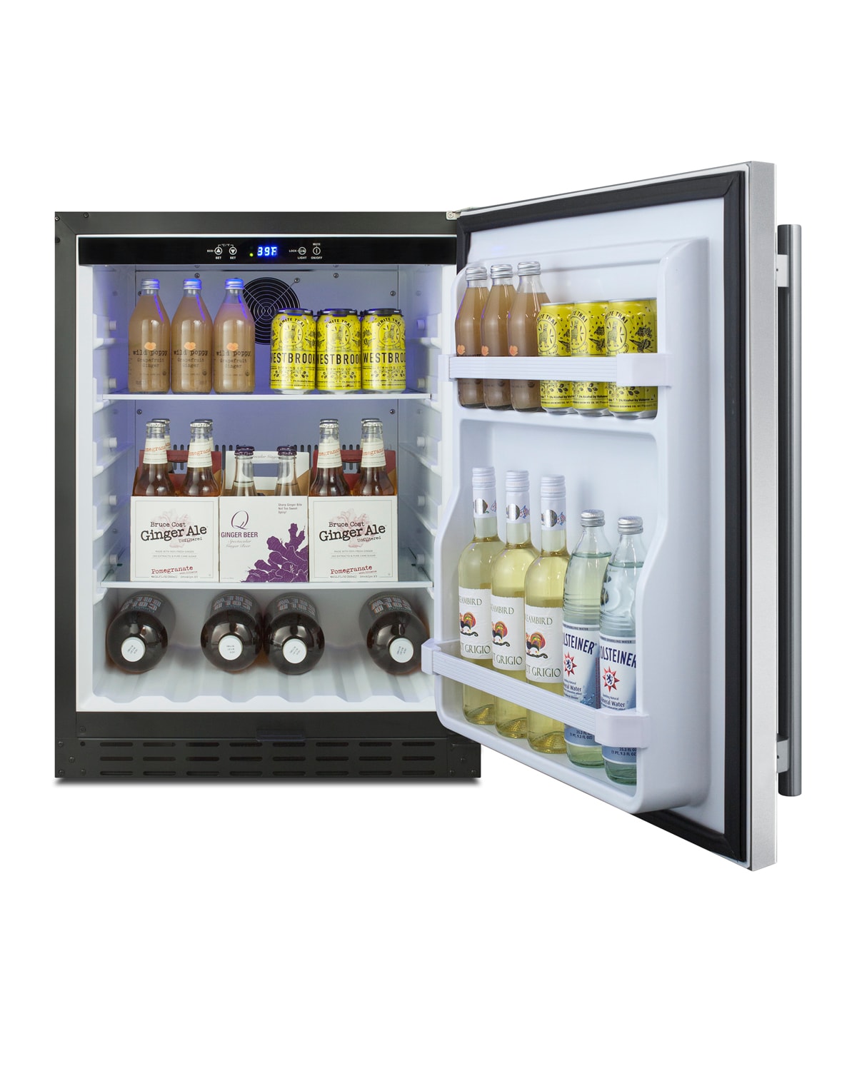 Summit Appliance 36 in. 5.8 cu. ft. Built-In Mini Refrigerator in