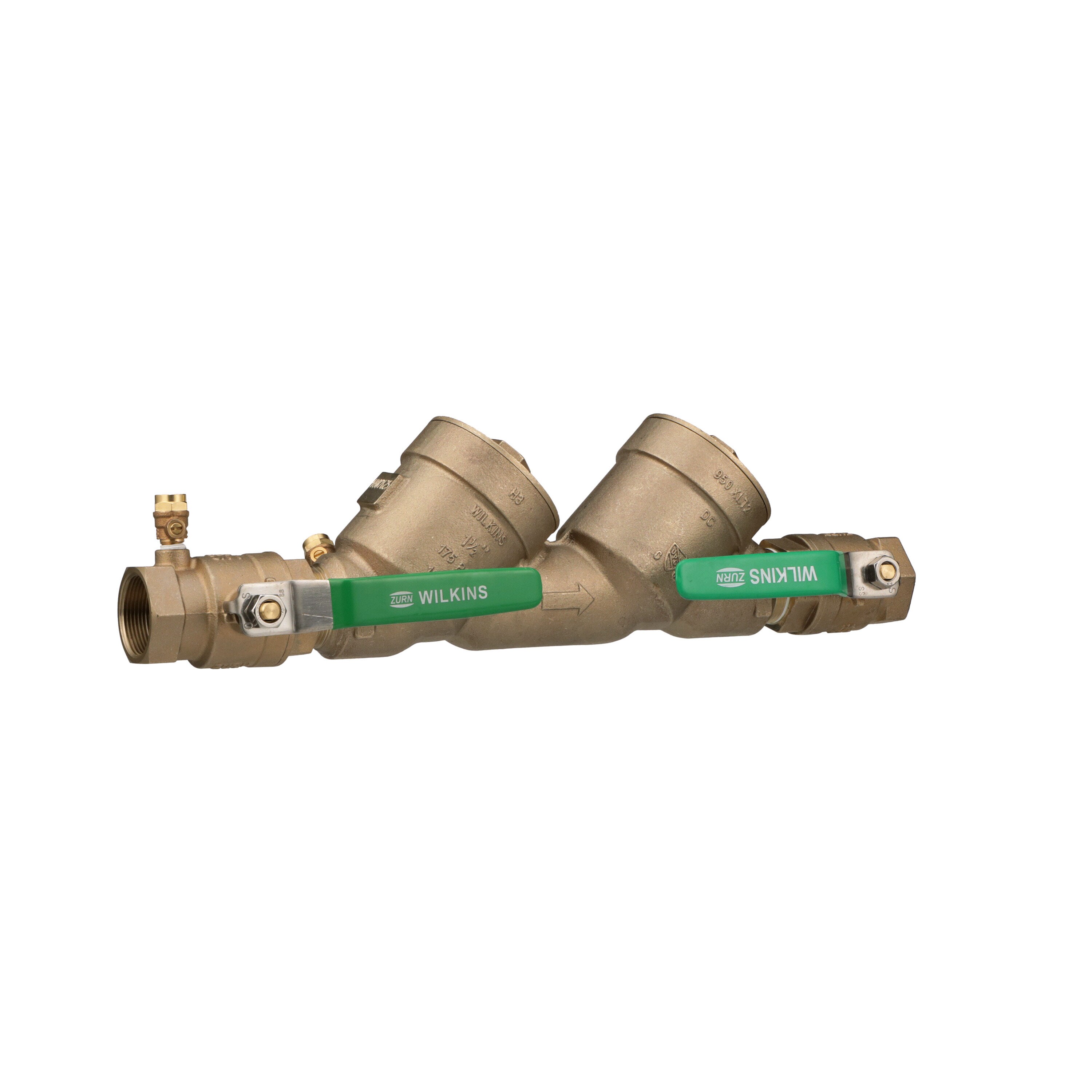 Zurn Wilkins 1 1 2 In Bronze Fnpt Double Check Backflow Preventer In The Backflow Preventers