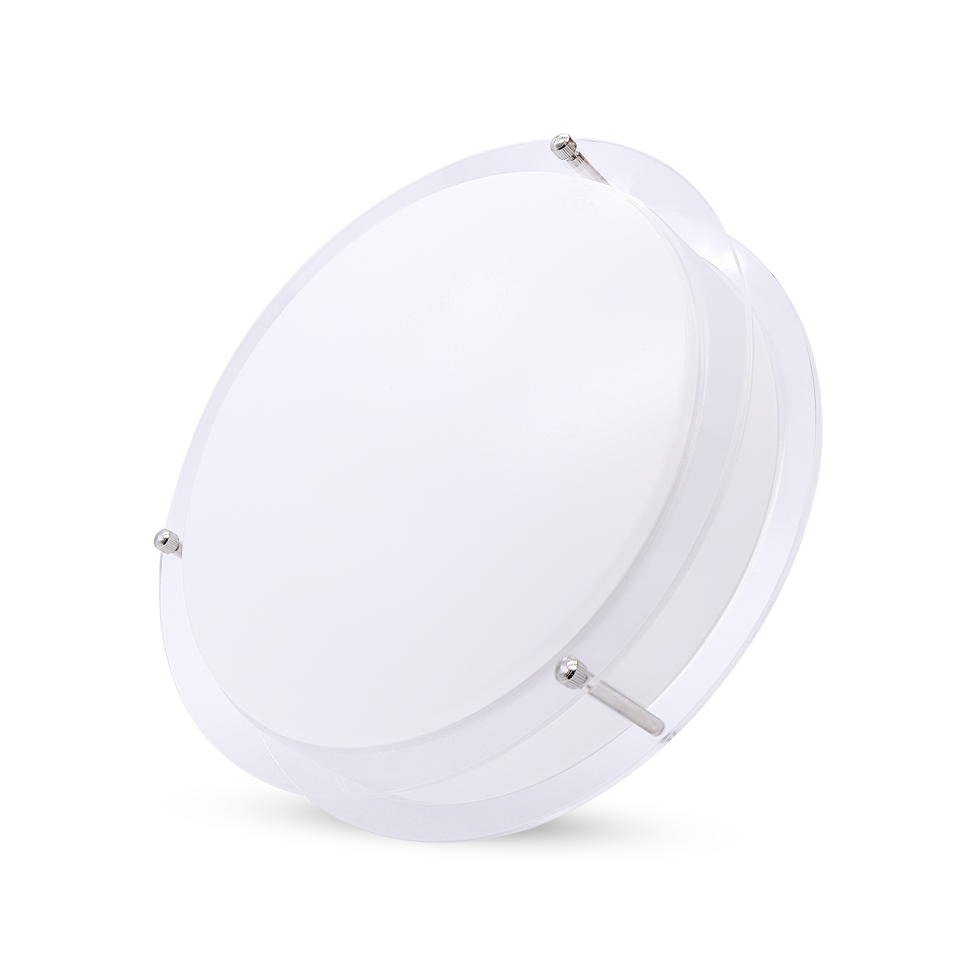 Lucere DR011016D-803AR LED Flush Mount 1 -Light 10-in White Integrated LED Flush Mount Light
