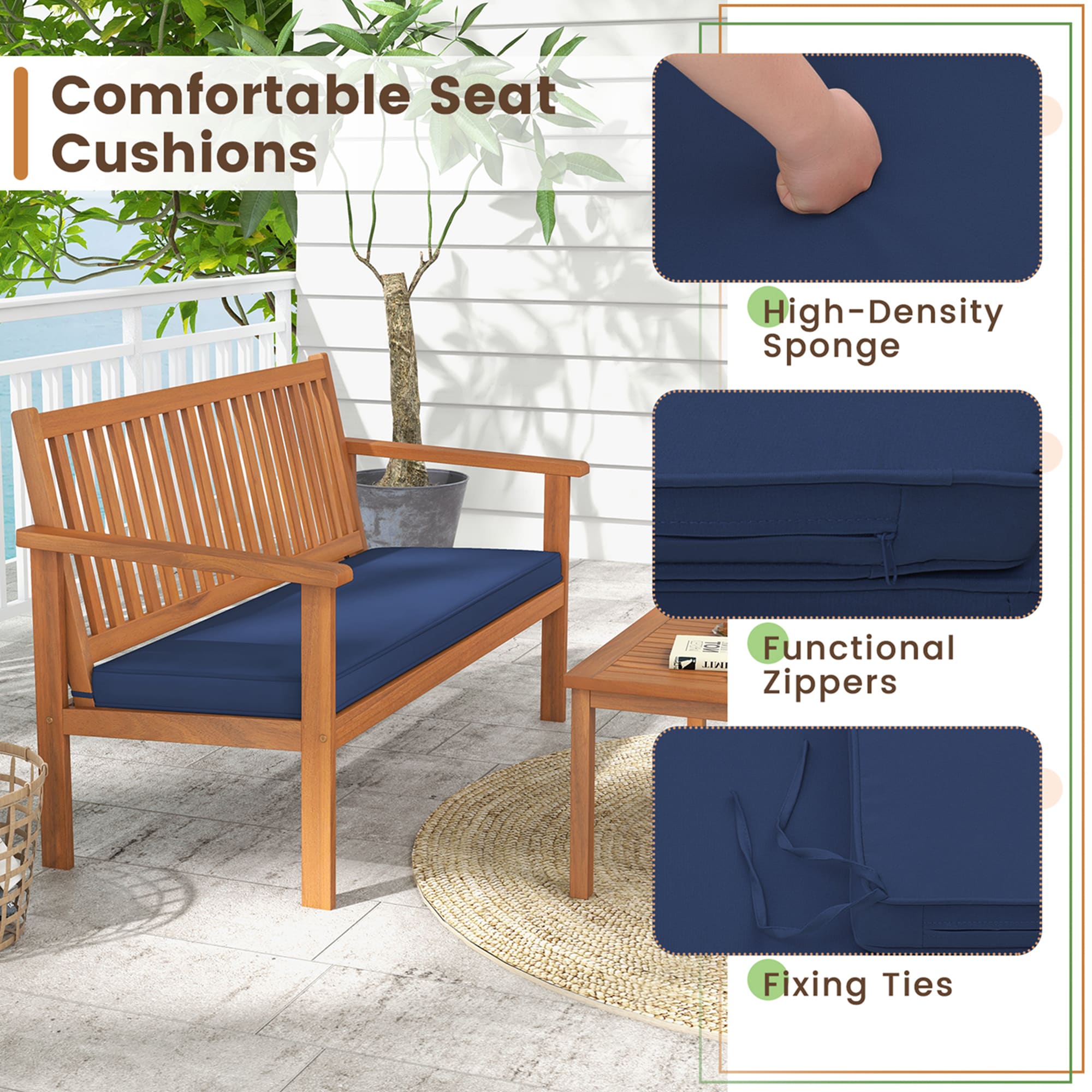Costway HCST01022 Patio-Conversation-Sets - View #5
